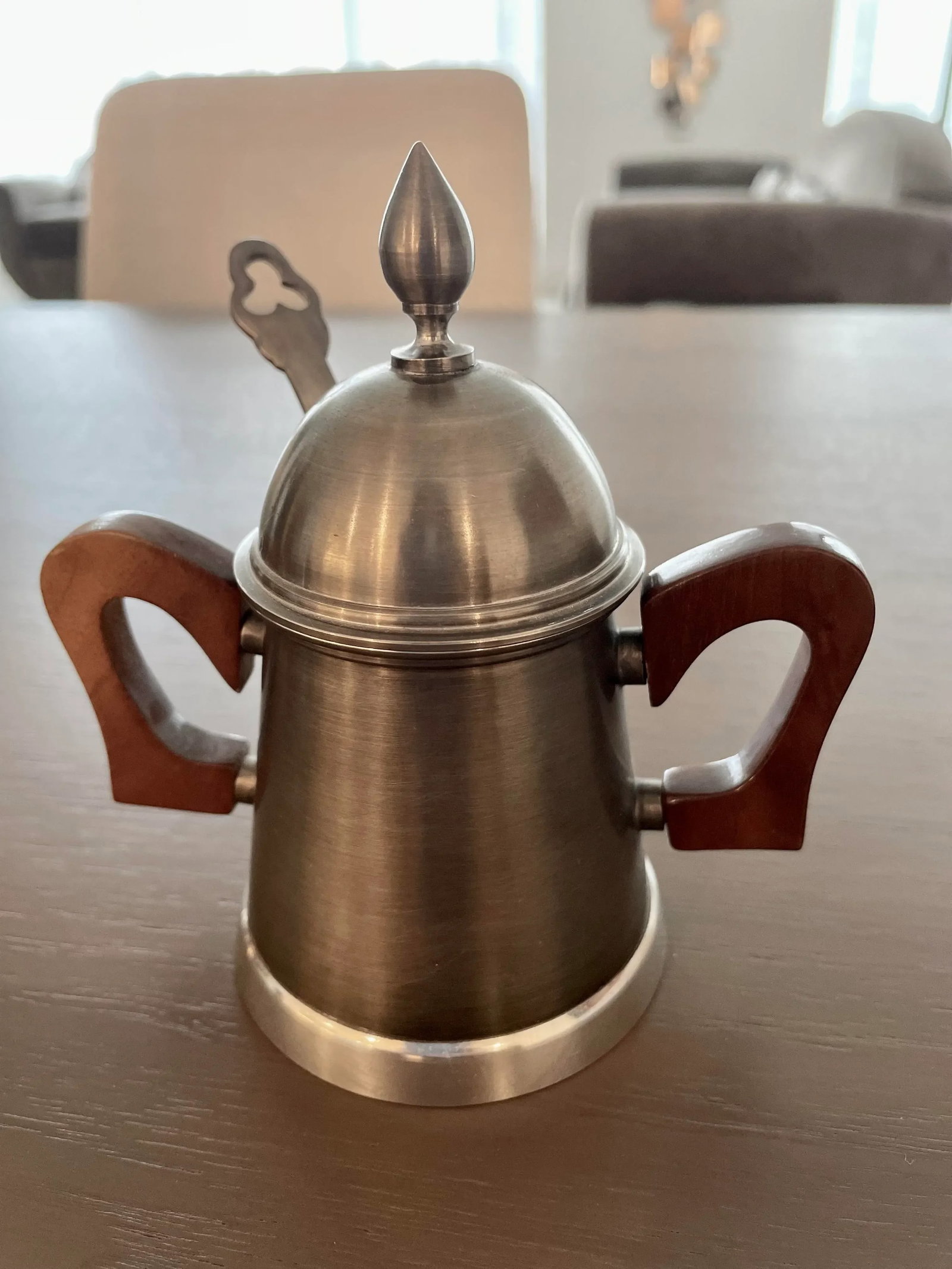 1990s Brazilian Coffee/Tea Pot With Cream and Sugar - Set of 4 - 4