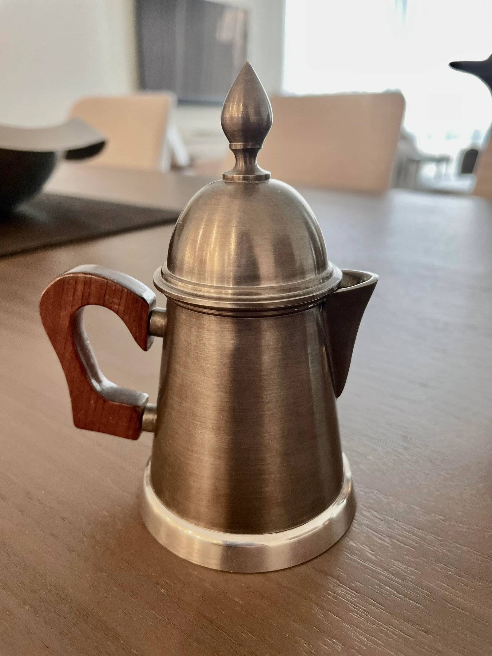 1990s Brazilian Coffee/Tea Pot With Cream and Sugar - Set of 4 - 5