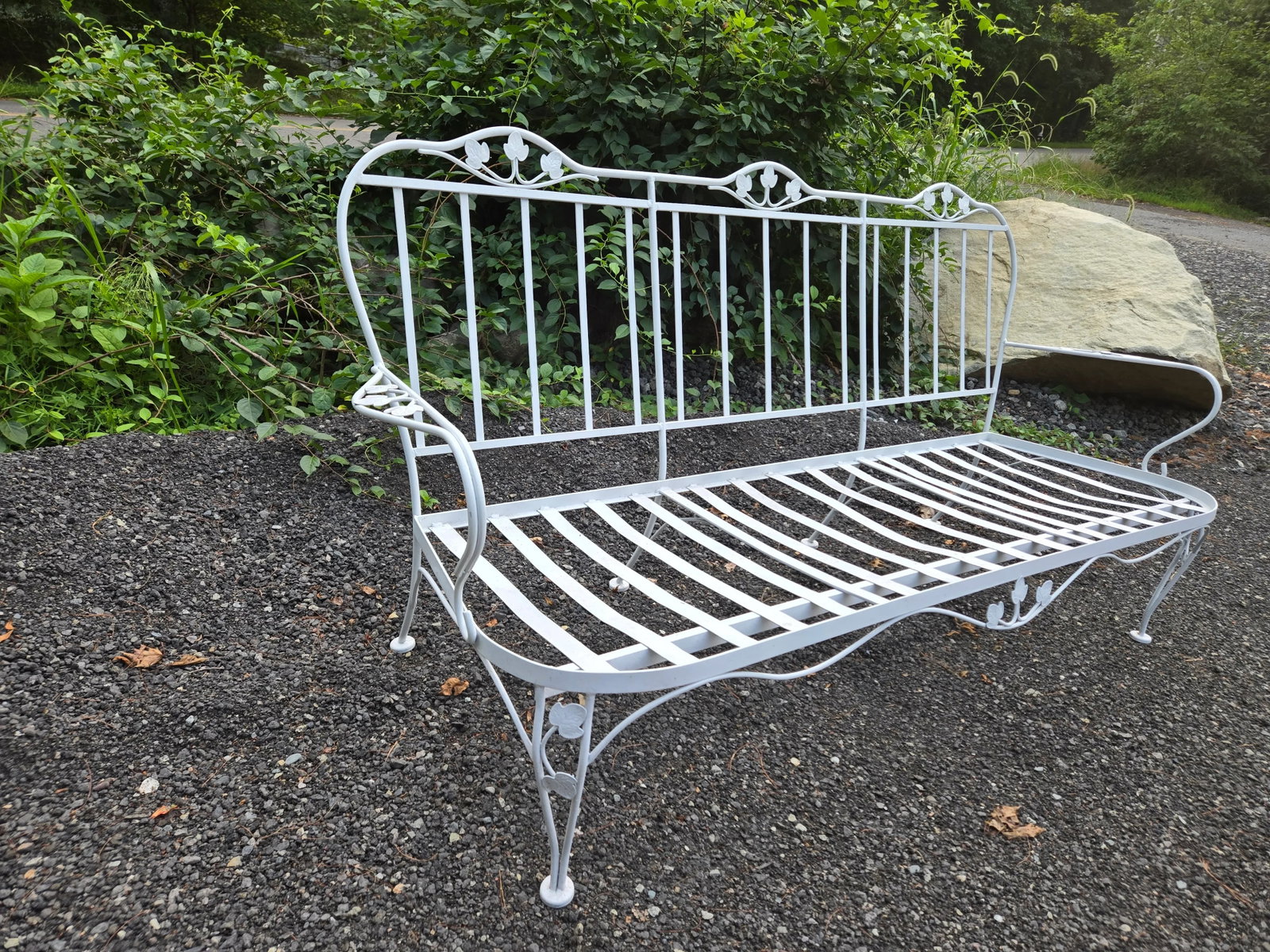 Vintage Wrought Iron Outdoor Patio Seating - 4