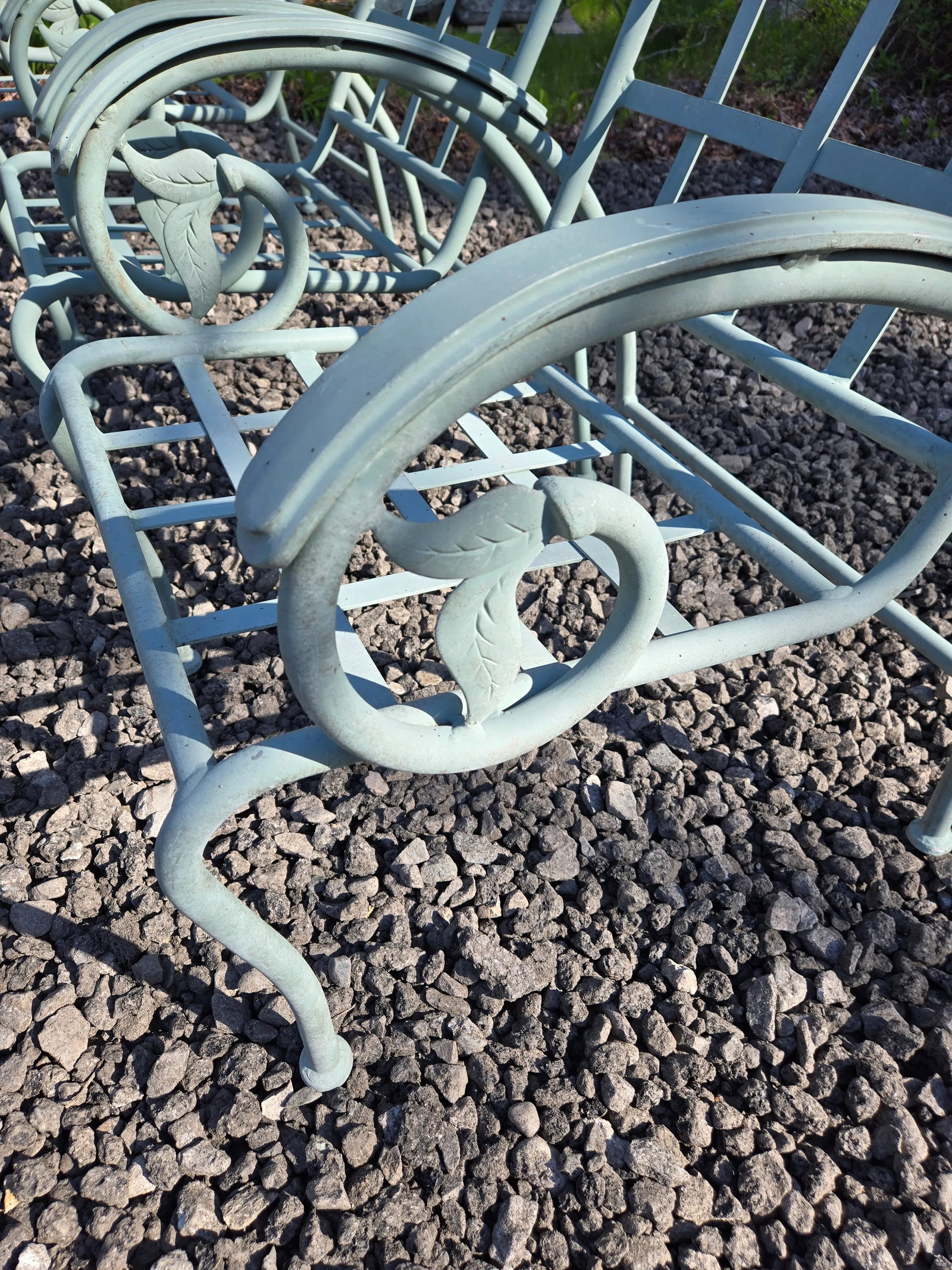 Mid 20th Century Maurizio Tempestini Style Wrought Iron Patio Chairs - Set of 6 - 9