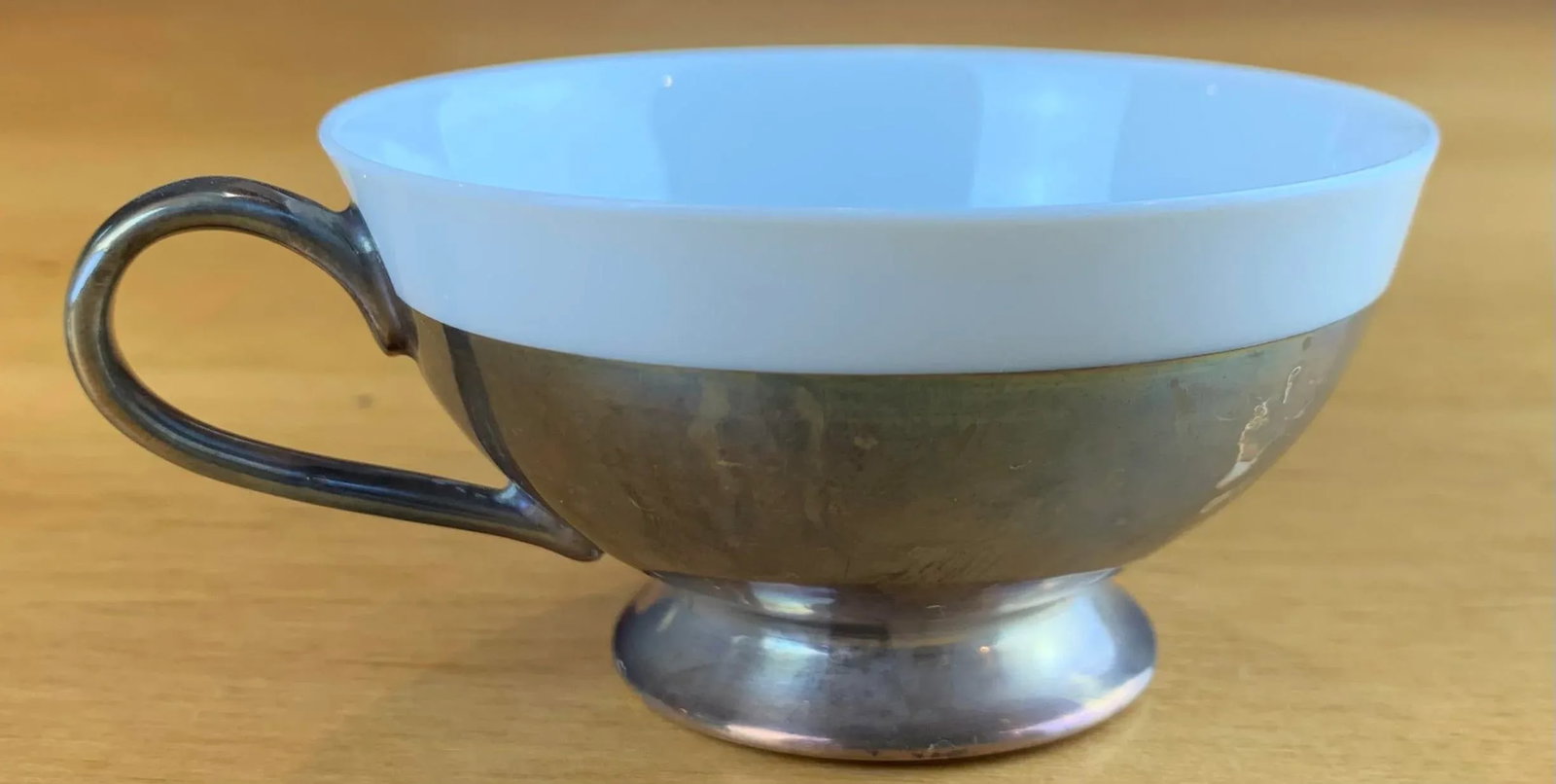 Vintage Silver-Tone Porcelain Tea Service Set- 21 Pieces - 7
