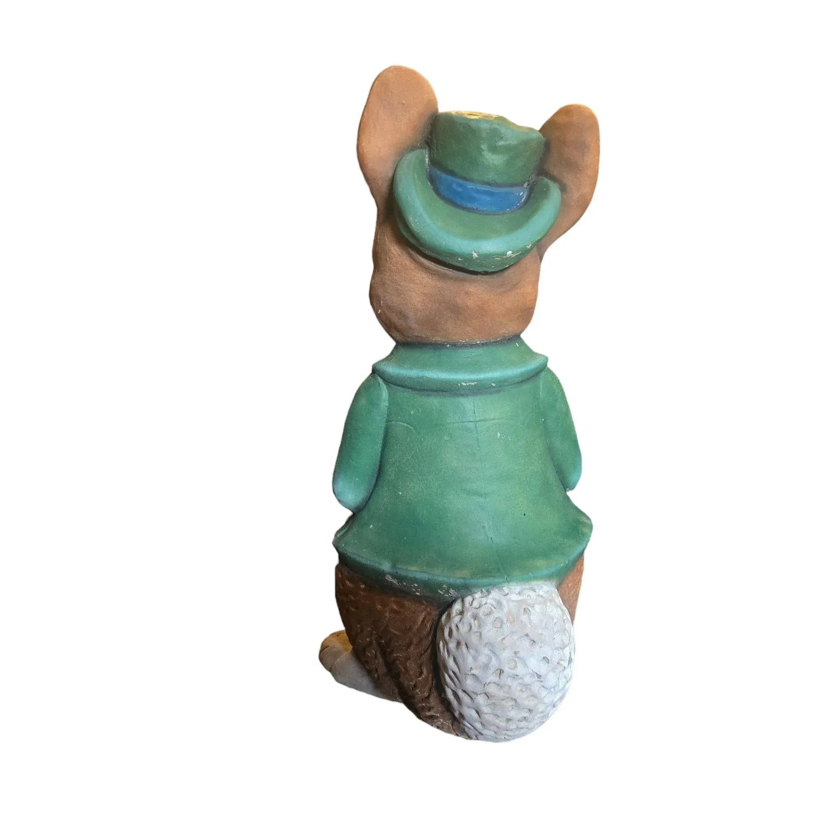 Vintage Bunny Rabbit Cement Garden Ornament - 10
