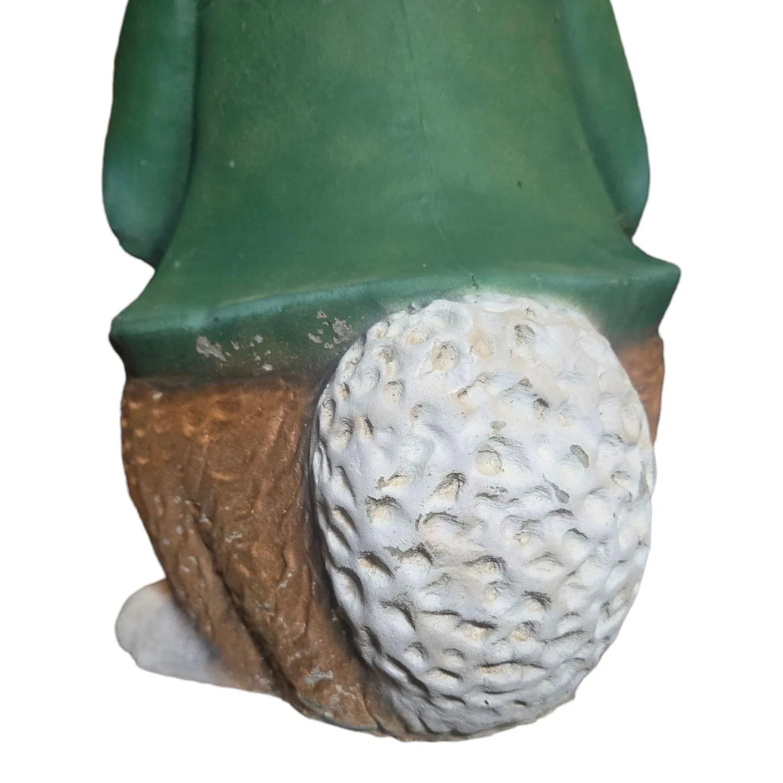 Vintage Bunny Rabbit Cement Garden Ornament - 12