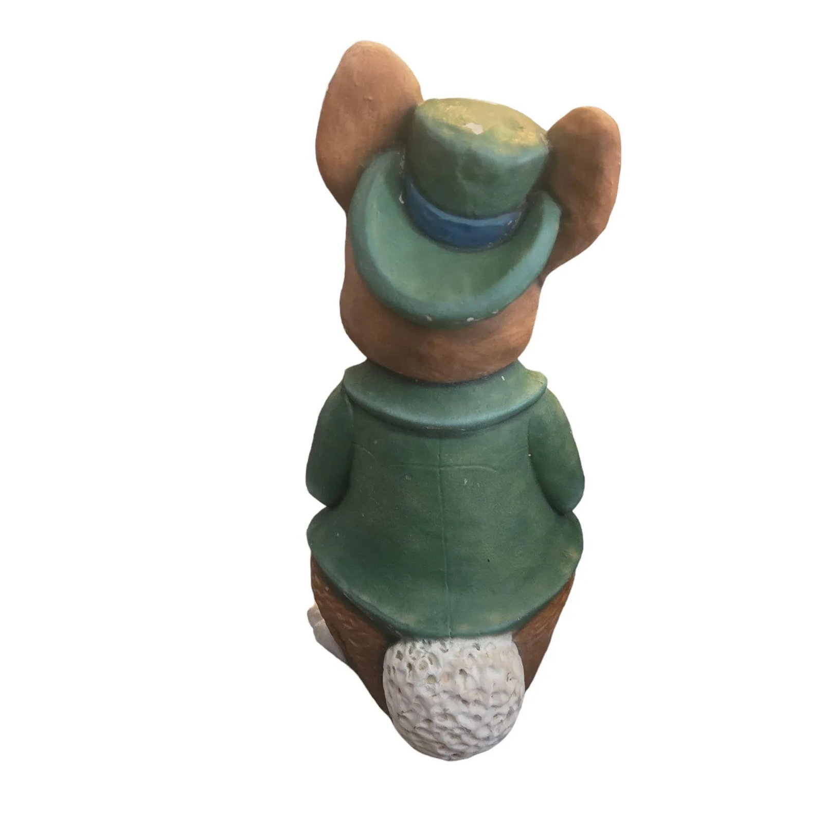 Vintage Bunny Rabbit Cement Garden Ornament - 2
