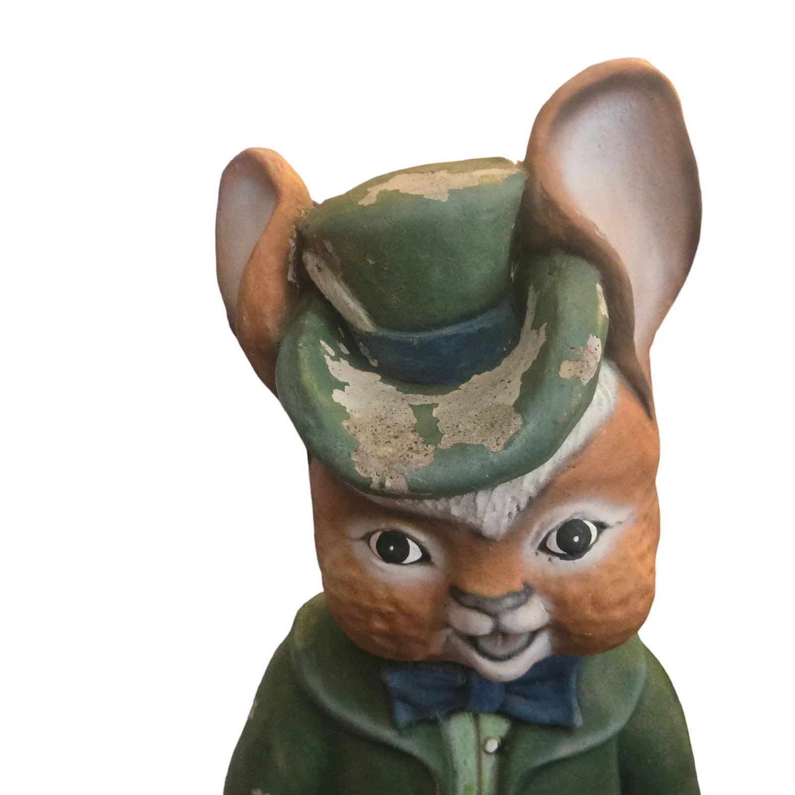 Vintage Bunny Rabbit Cement Garden Ornament - 3