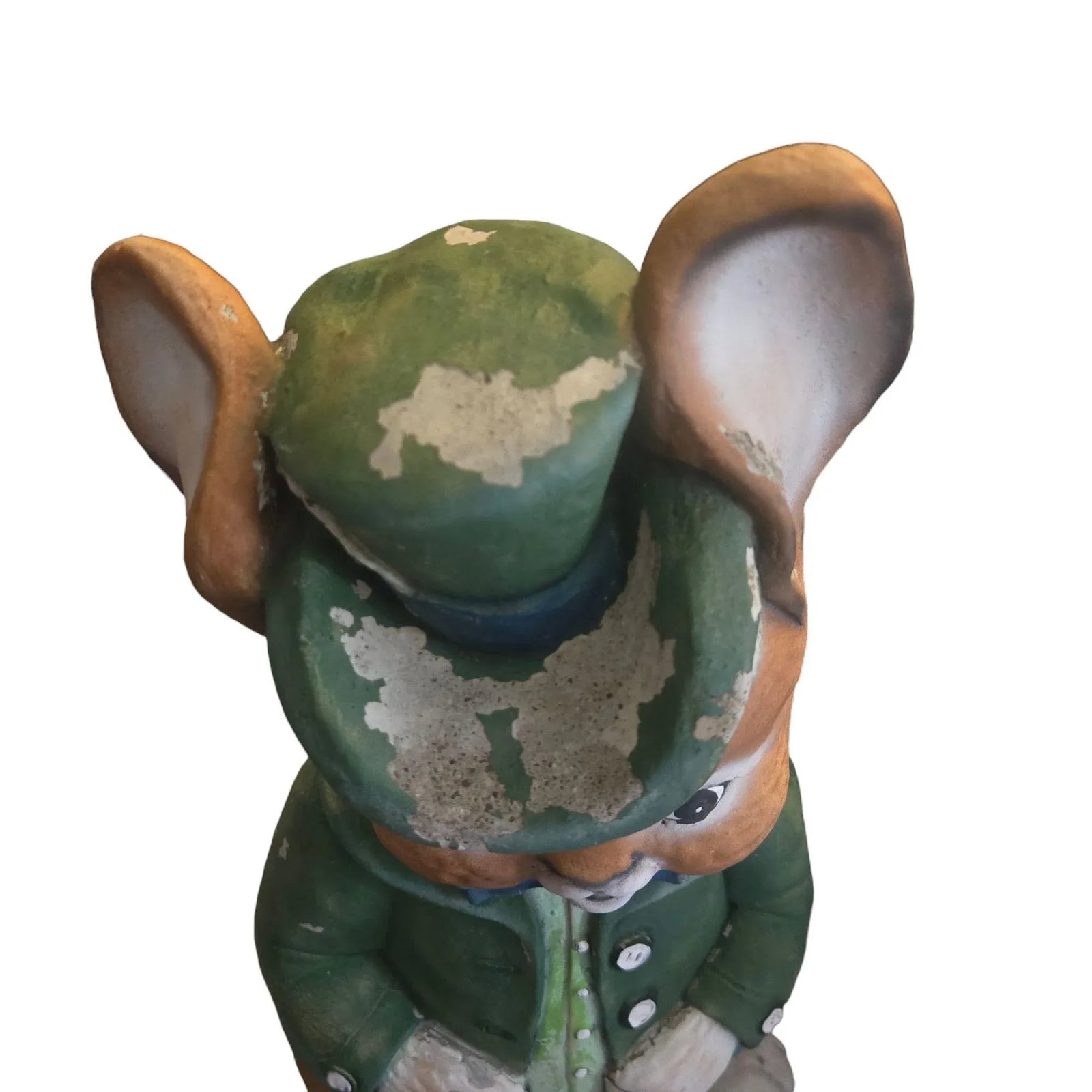 Vintage Bunny Rabbit Cement Garden Ornament - 5