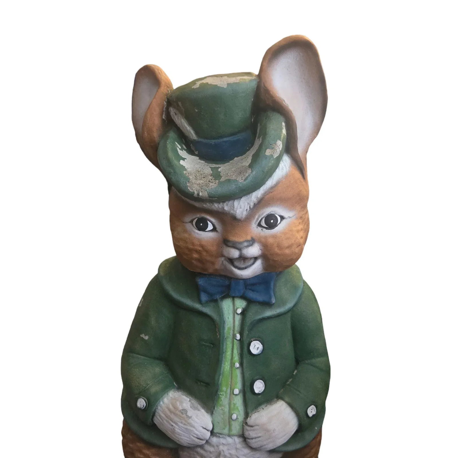 Vintage Bunny Rabbit Cement Garden Ornament - 6
