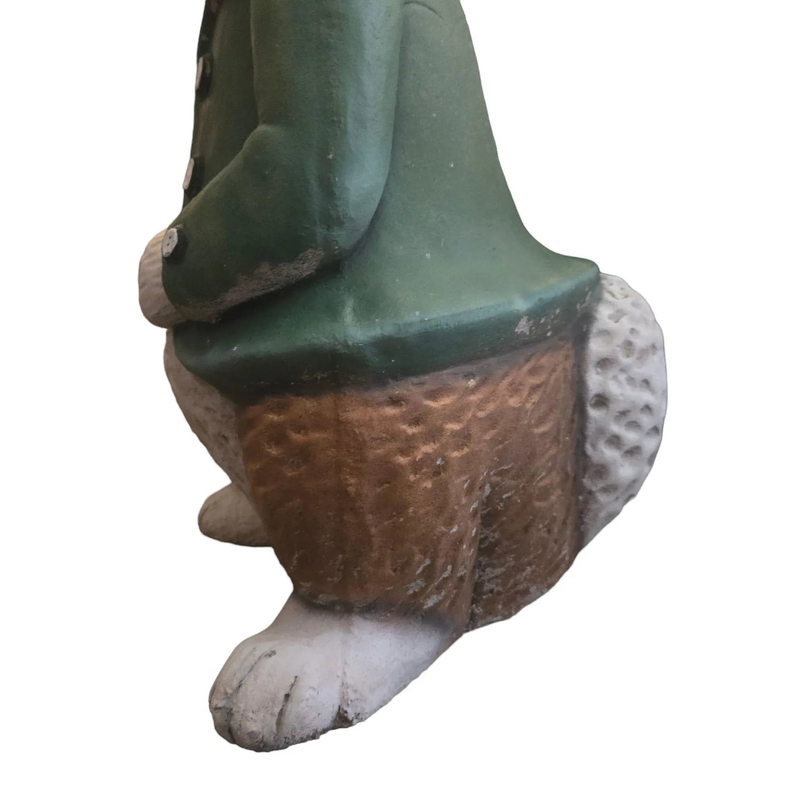 Vintage Bunny Rabbit Cement Garden Ornament - 8