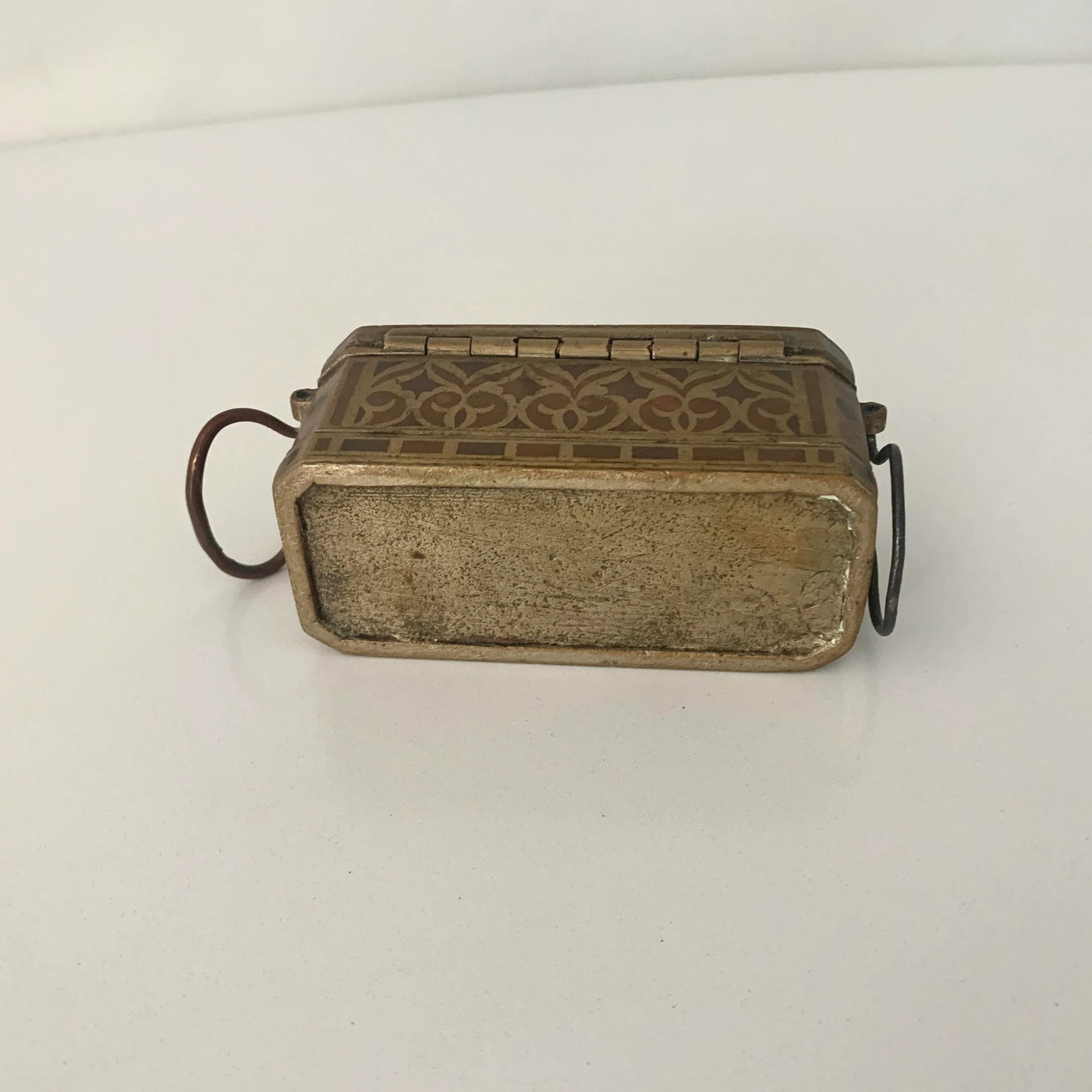 19th Century Bronze Inlay Betel Nut Box - 5