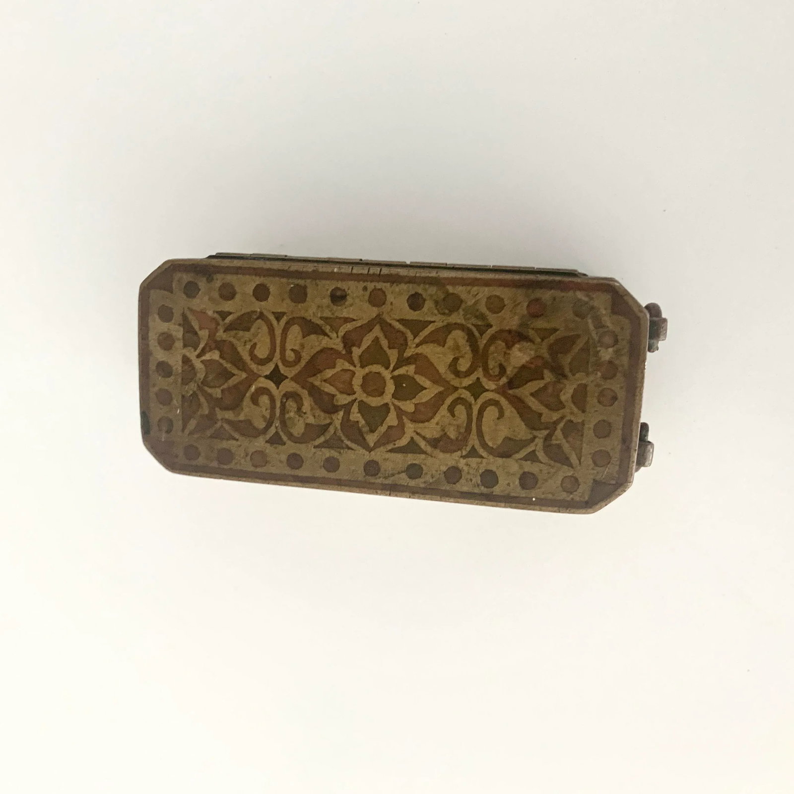 19th Century Bronze Inlay Betel Nut Box - 7