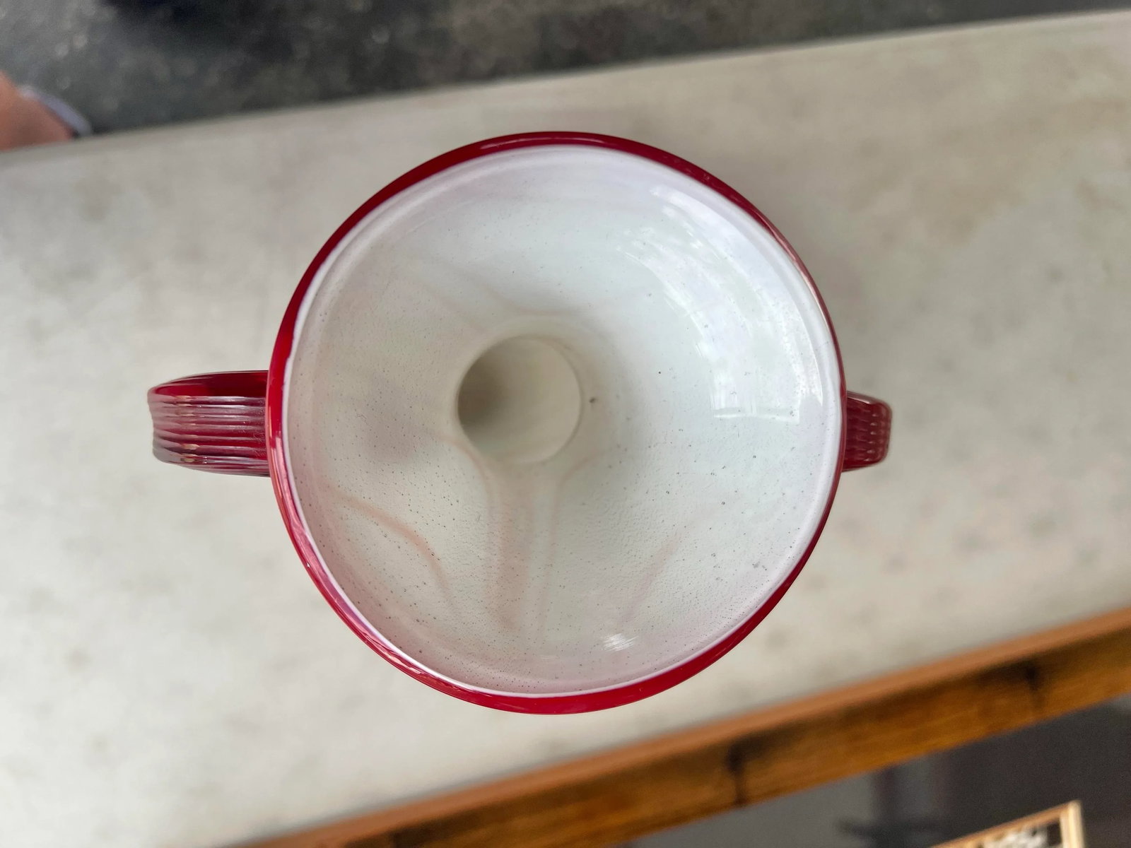 Vintage Murano Style Blown Glass Vase - 6