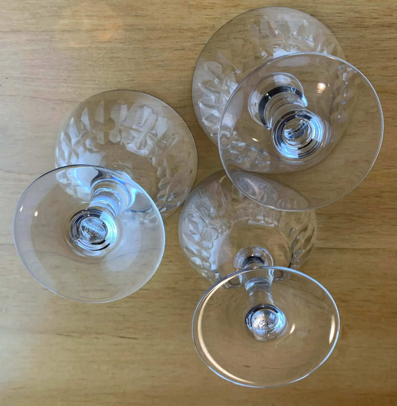 Vintage Baccarat Dessert Glasses- Set of 3 - 10