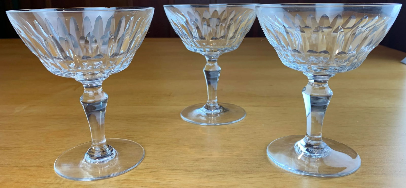 Vintage Baccarat Dessert Glasses- Set of 3 - 2