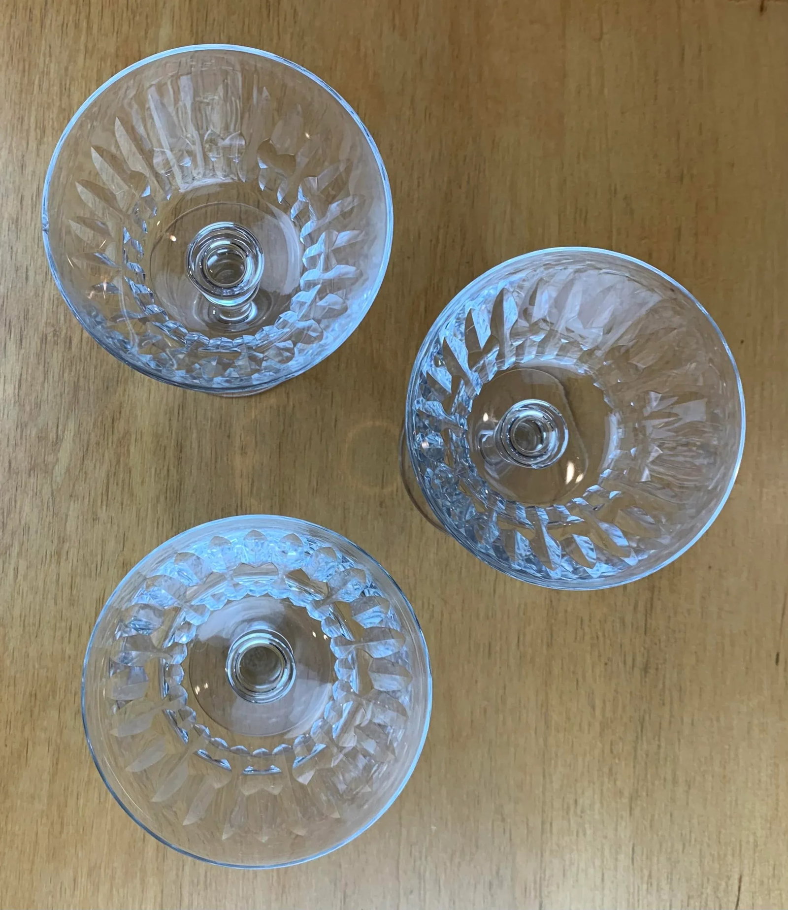 Vintage Baccarat Dessert Glasses- Set of 3 - 4