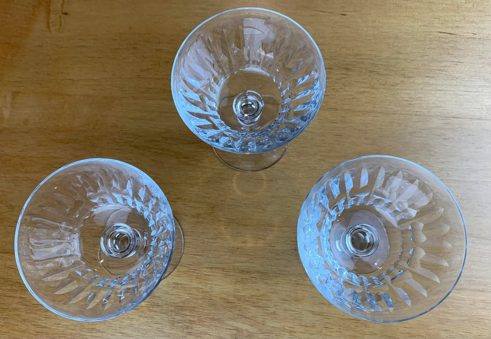 Vintage Baccarat Dessert Glasses- Set of 3 - 6