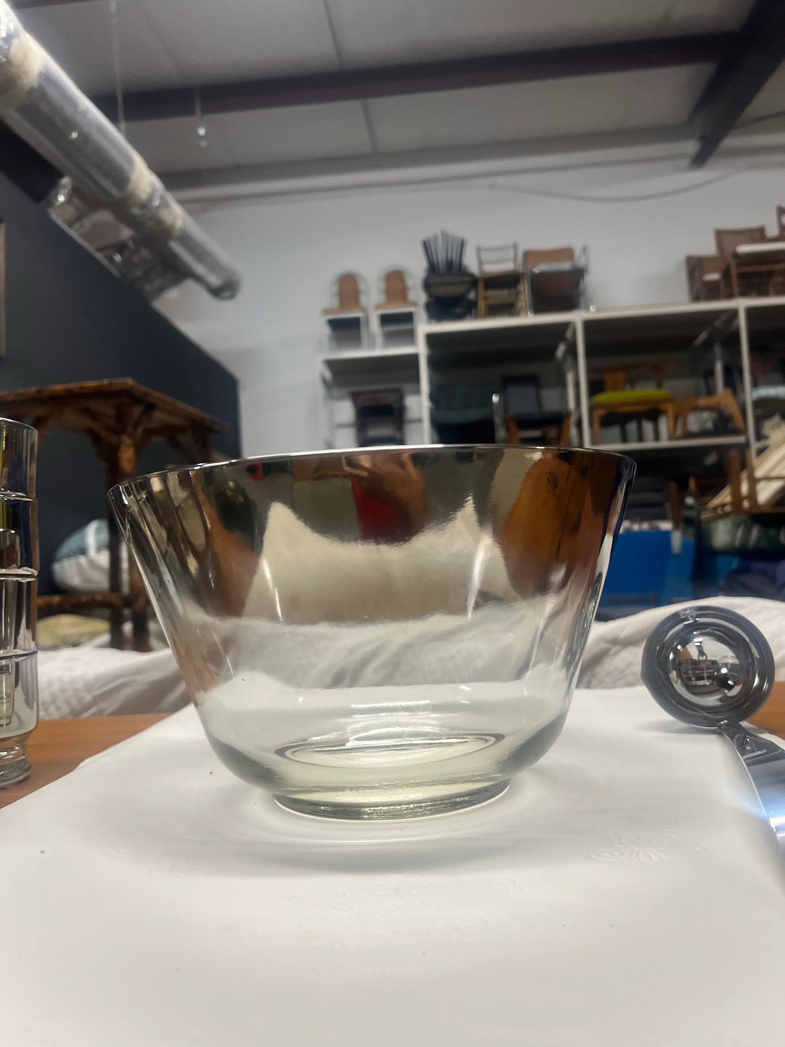 1960s Dorothy Thorpe Style Punch Bowl and Glasses Set - 13 Pieces - 6