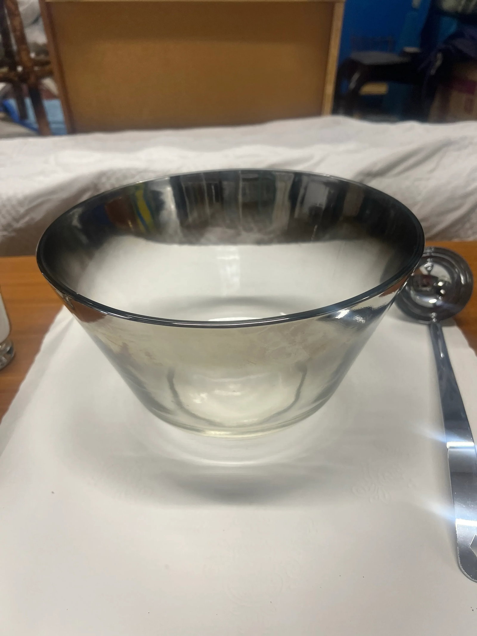 1960s Dorothy Thorpe Style Punch Bowl and Glasses Set - 13 Pieces - 8