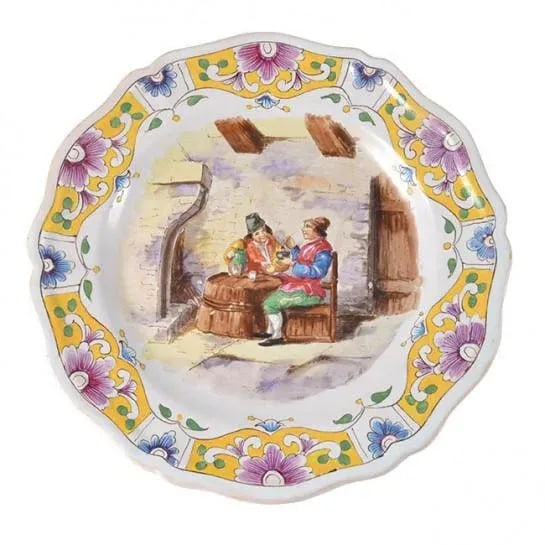Lille Faience Plate France c.a 1767 / 18th Century - 11