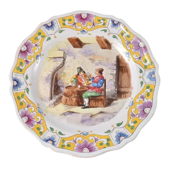 Lille Faience Plate France c.a 1767 / 18th Century (1 of 11)