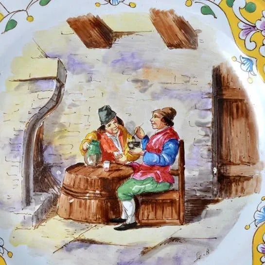 Lille Faience Plate France c.a 1767 / 18th Century - 4