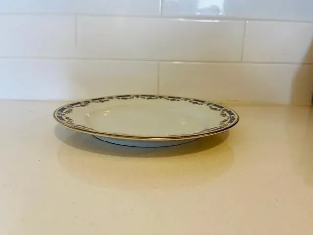 Early 20th Century Classic French Limoges Porcelain Dinner & Salad Plates- 8 Pieces - 10