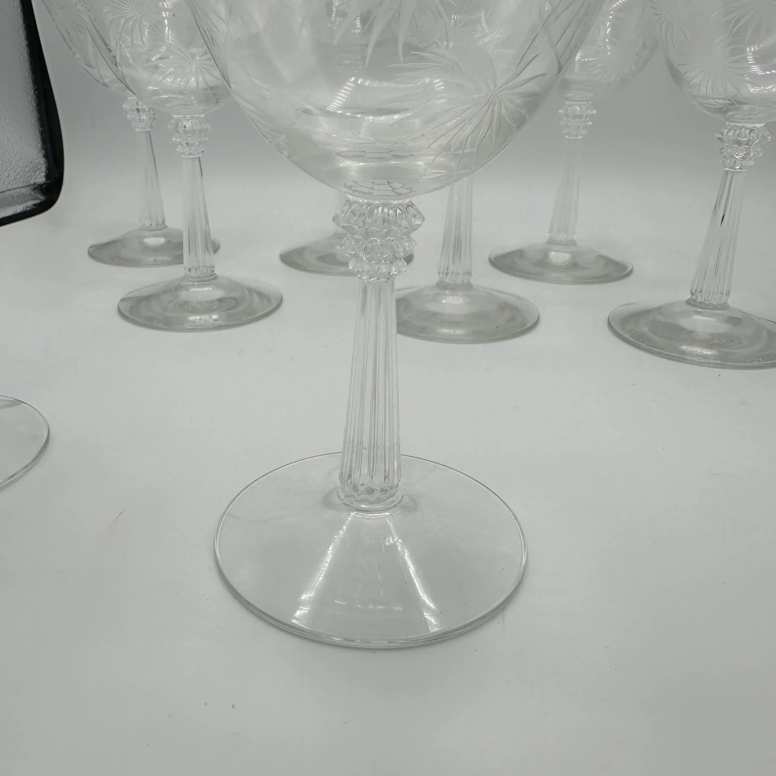 Vintage Lido Clear by Fostoria Champagne/Tall Sherbet Glasses- Set of 8 - 4