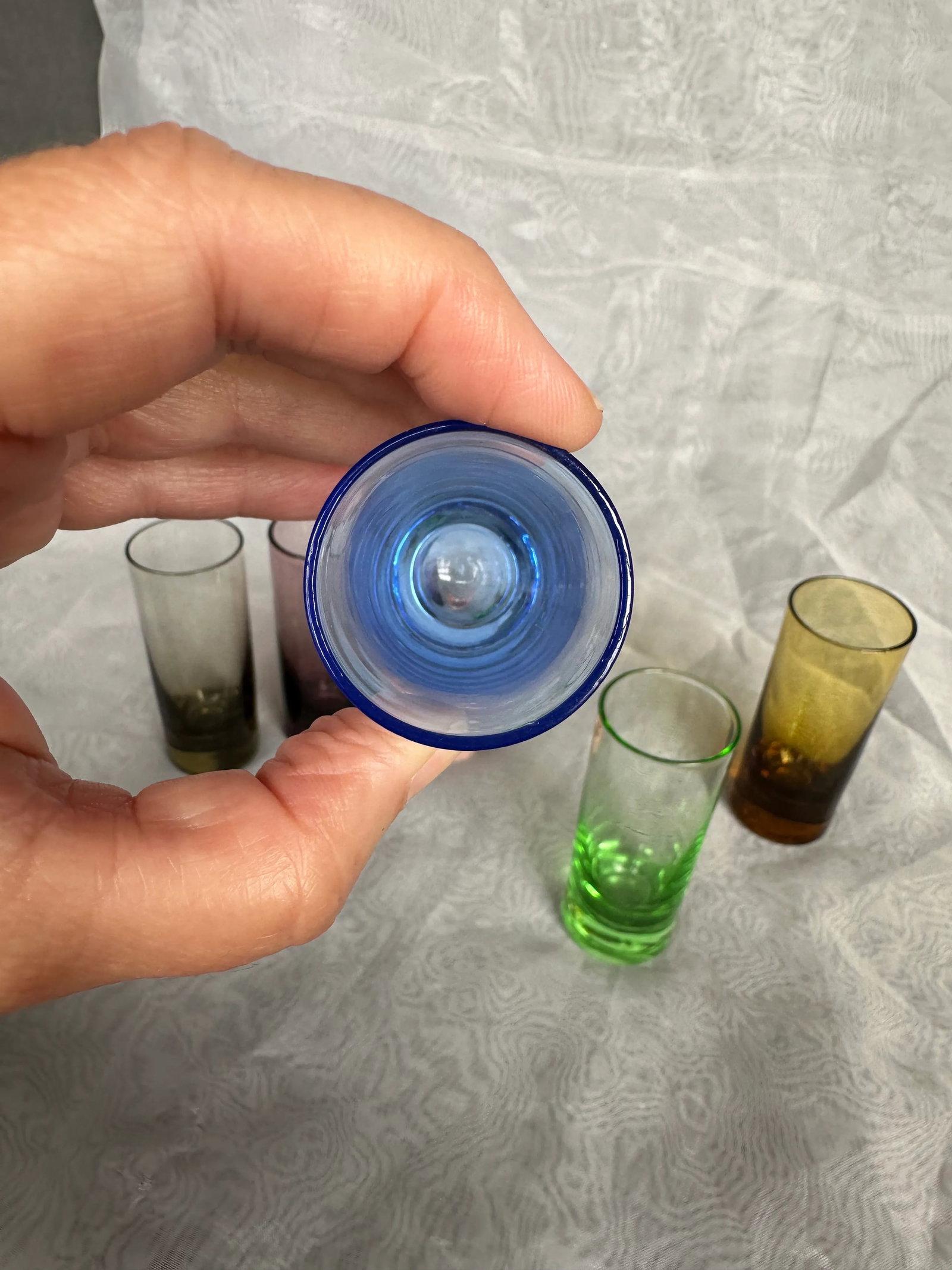 Mid Century Modern Shot Glass Set of 6 - 10