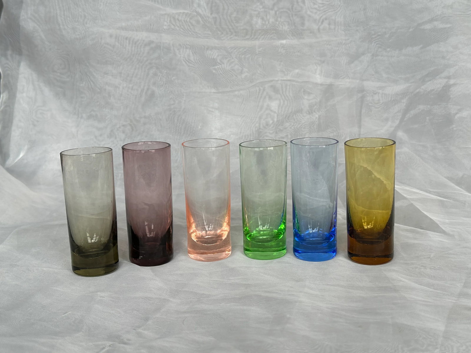 Mid Century Modern Shot Glass Set of 6 - 12