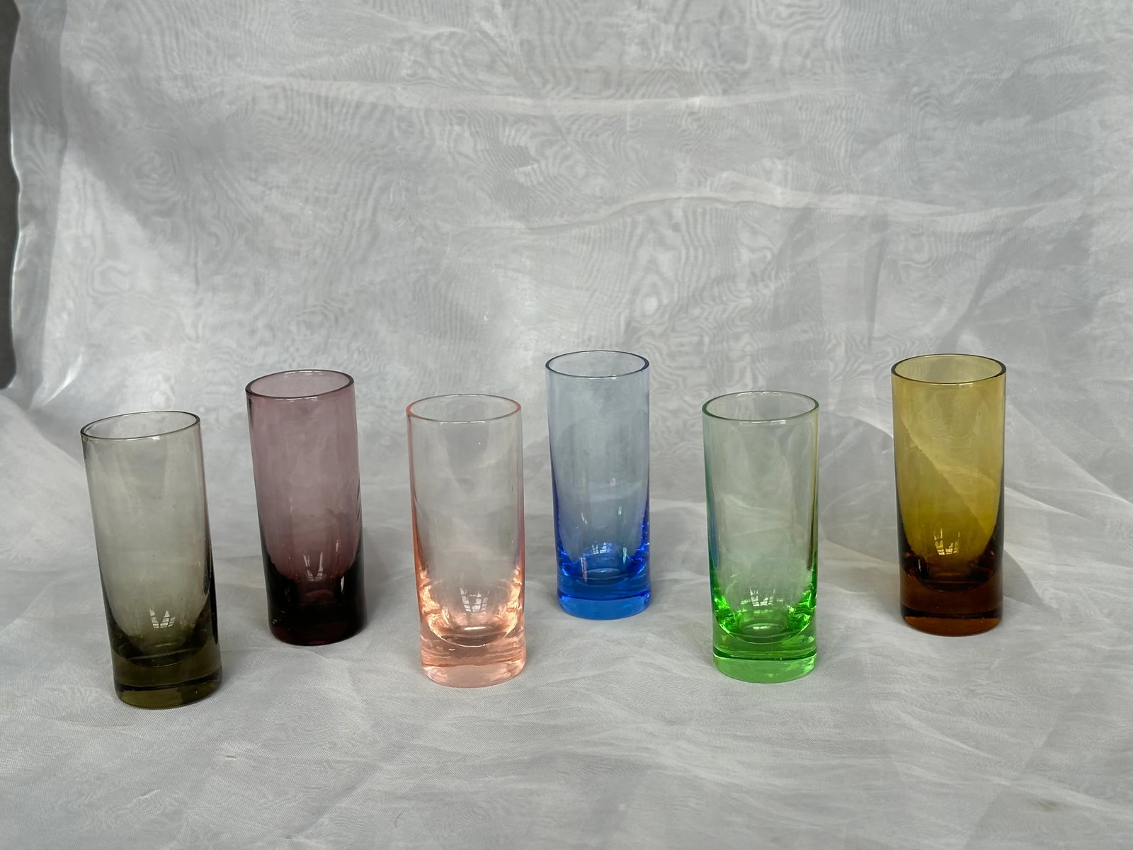 Mid Century Modern Shot Glass Set of 6 - 2