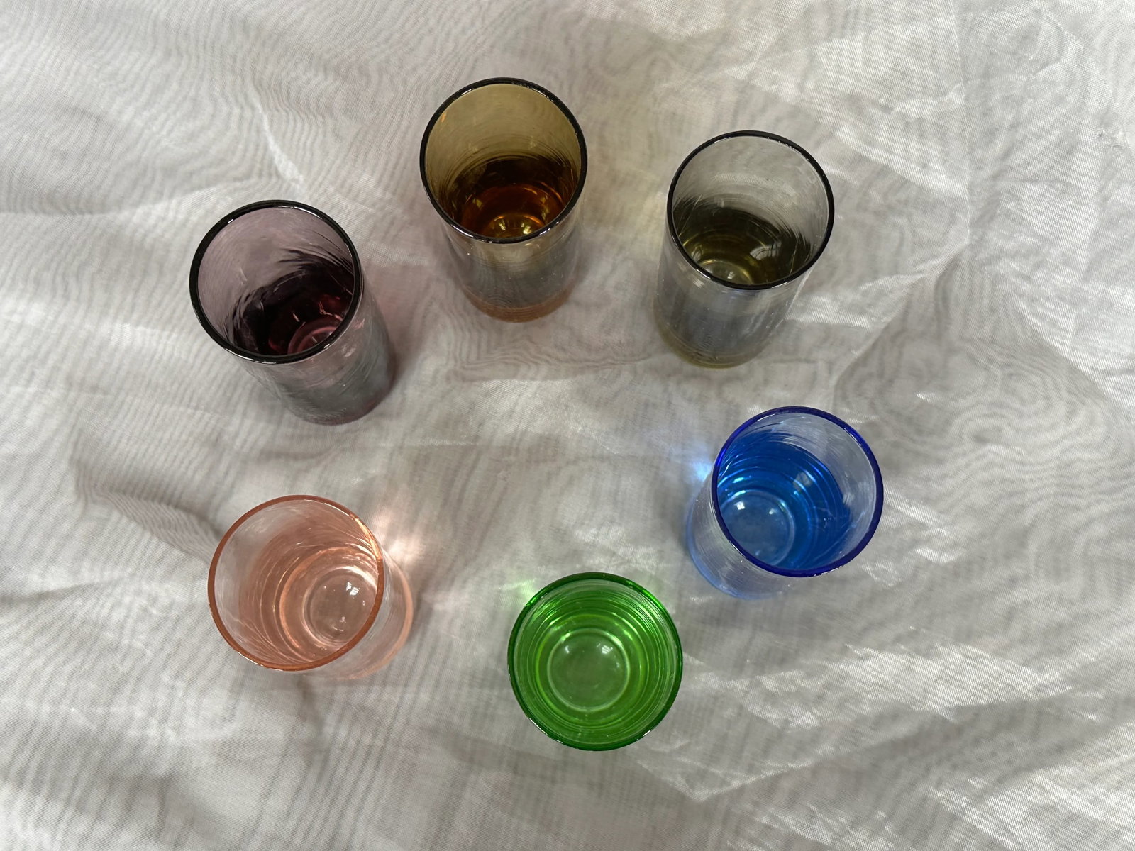 Mid Century Modern Shot Glass Set of 6 - 8