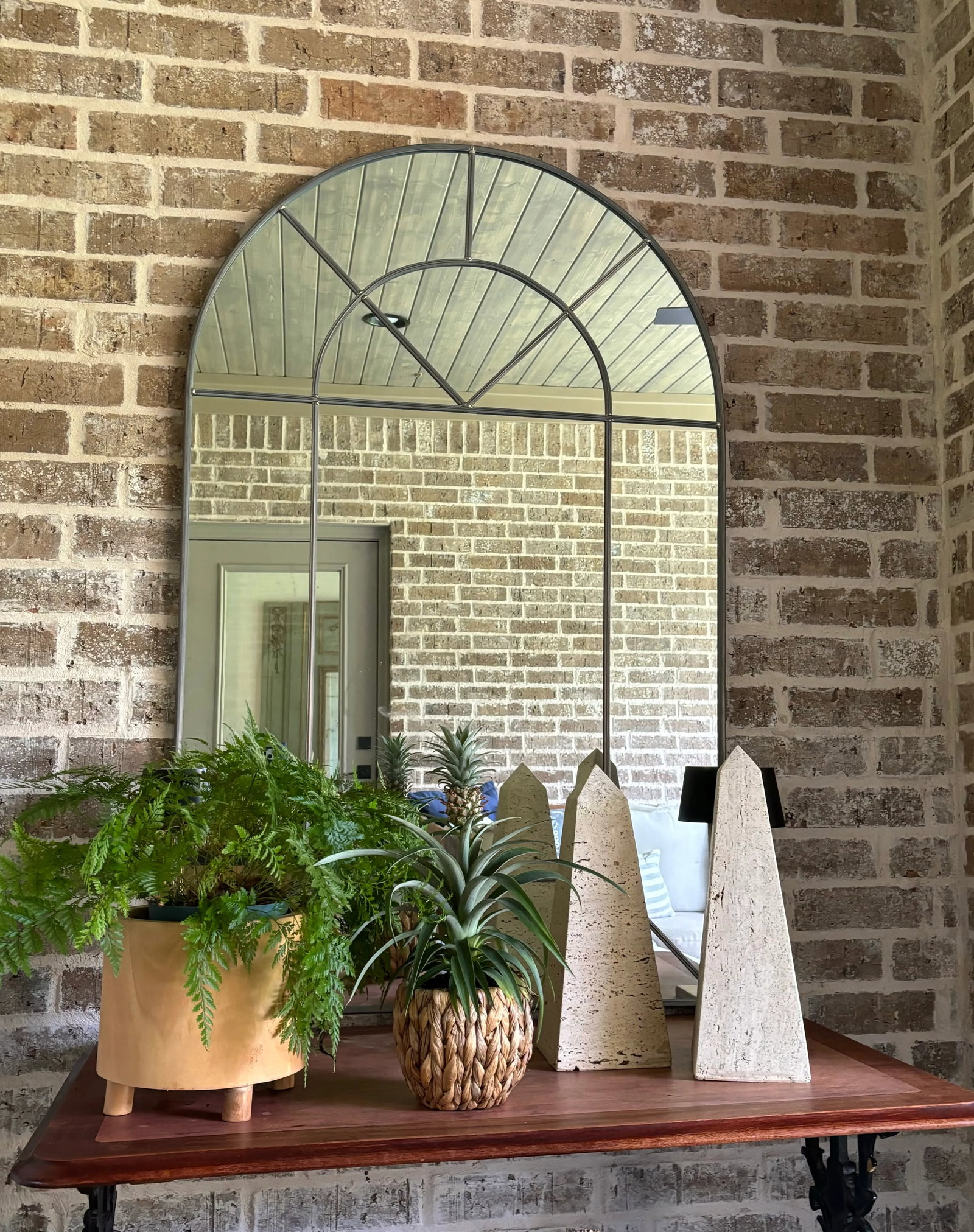Vintage Italian Monumental Travertine Obelisks for Raymor - a Pair - 2