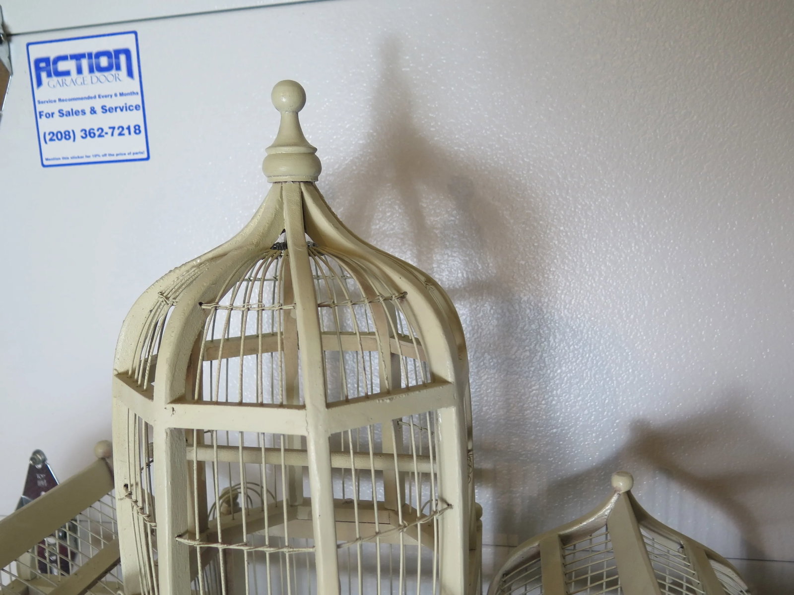 Harrods Department Store 19th Century French Gabled and Metal Hand Crafted Birdcage - 2