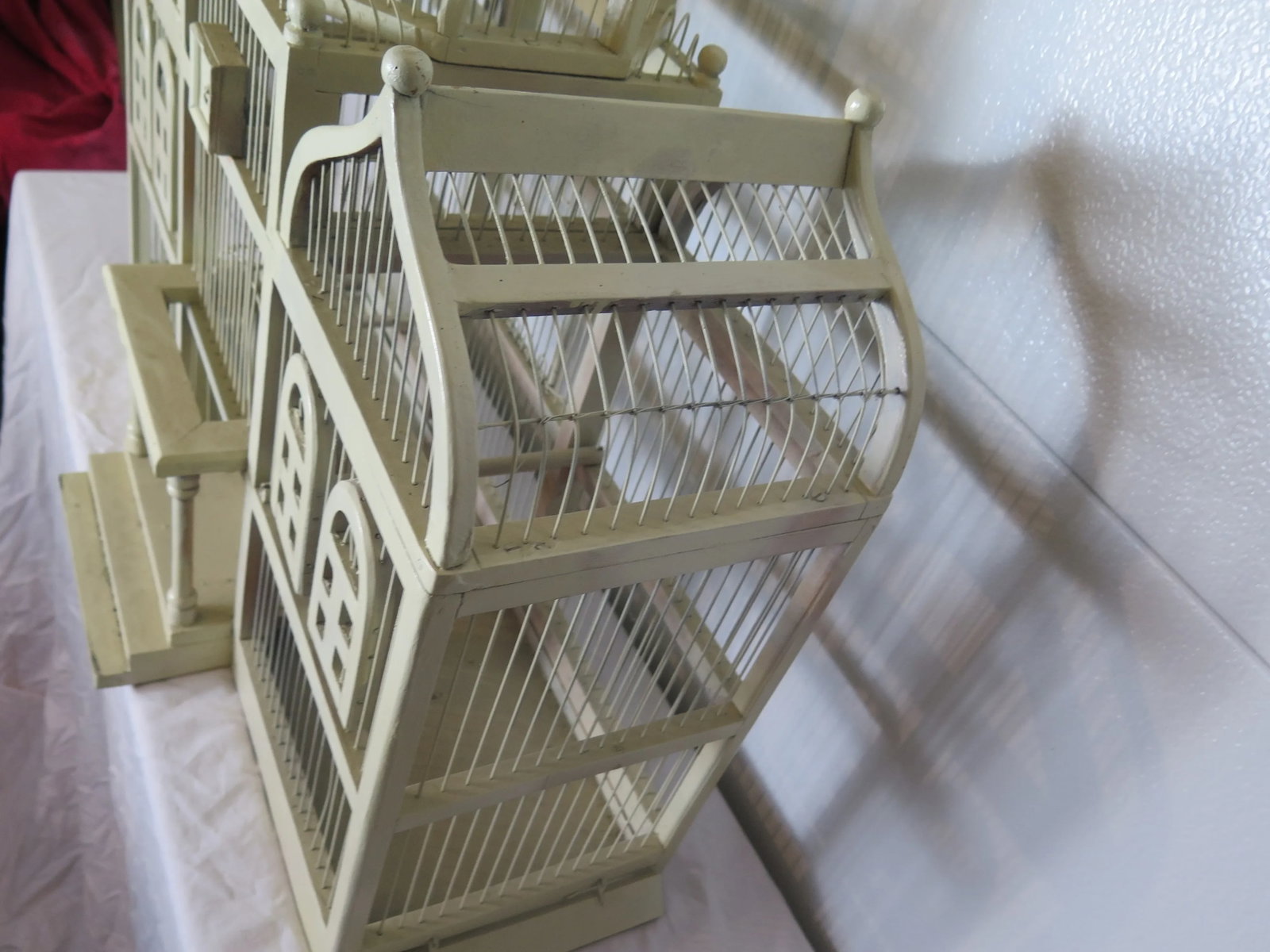 Harrods Department Store 19th Century French Gabled and Metal Hand Crafted Birdcage - 3