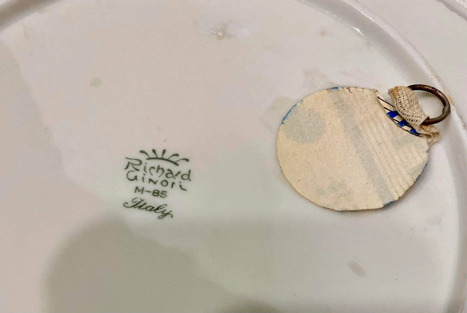 1960s Vintage Richard Ginori Trevi Fountain Decorative Plate - 6