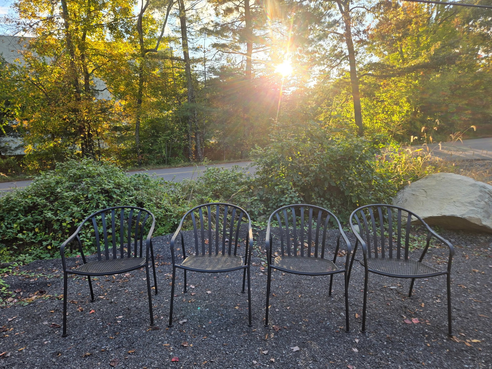 Woodard Wrought Iron Valencia Dining Set - 3