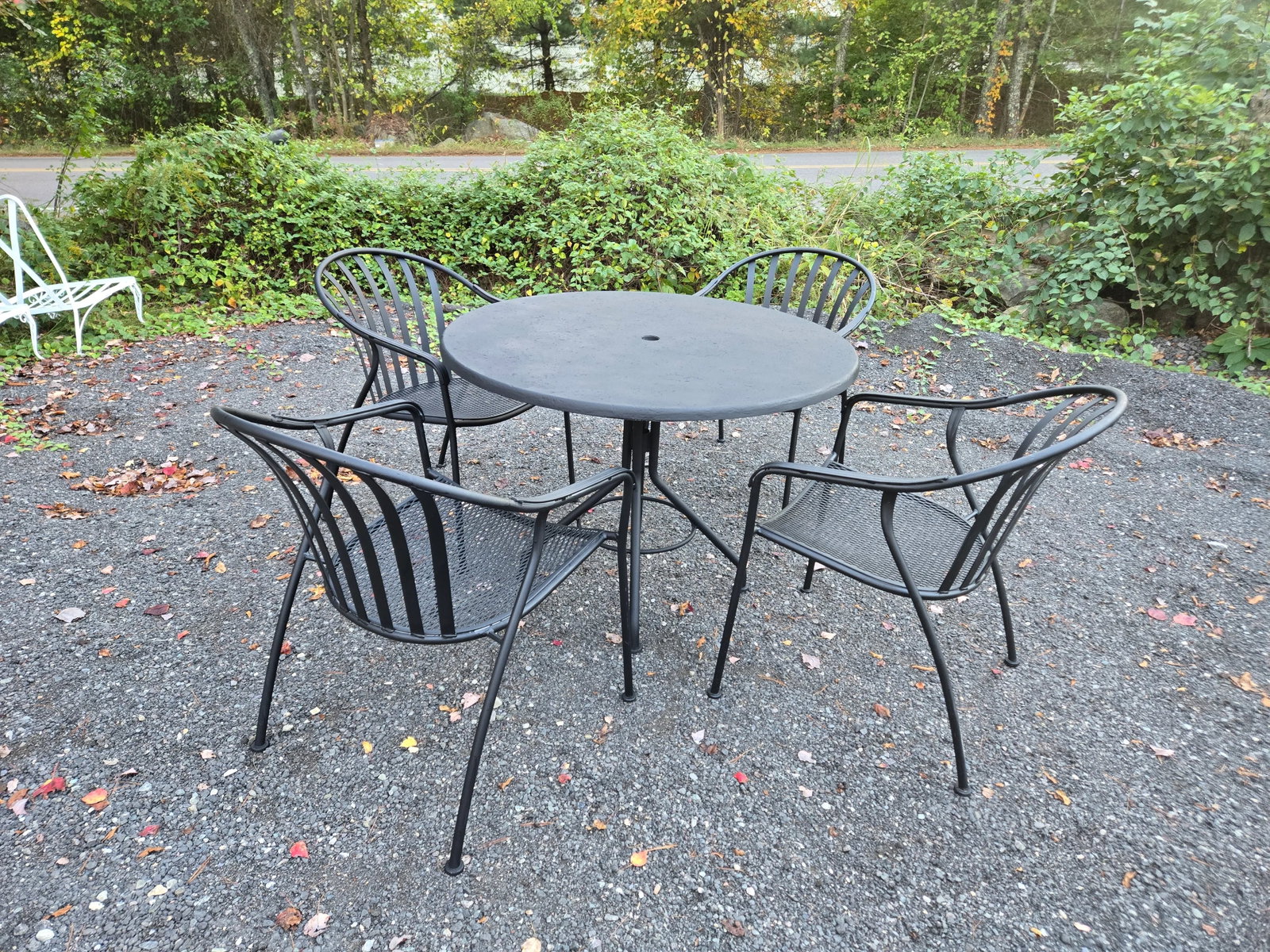 Woodard Wrought Iron Valencia Dining Set - 5