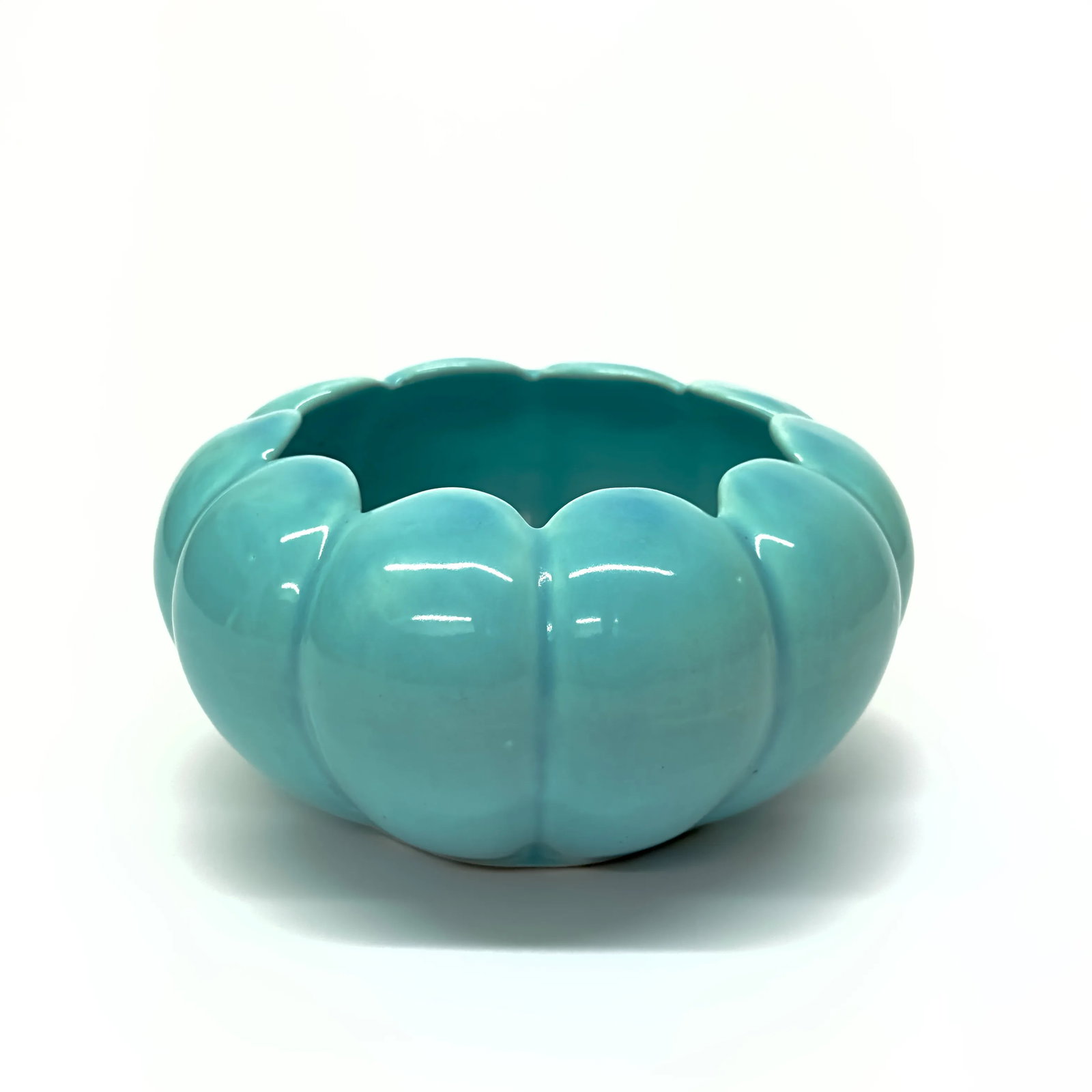 Mid 20th Century Hollywood Regency Mixed Turquoise Planters - Group of 3 - 5