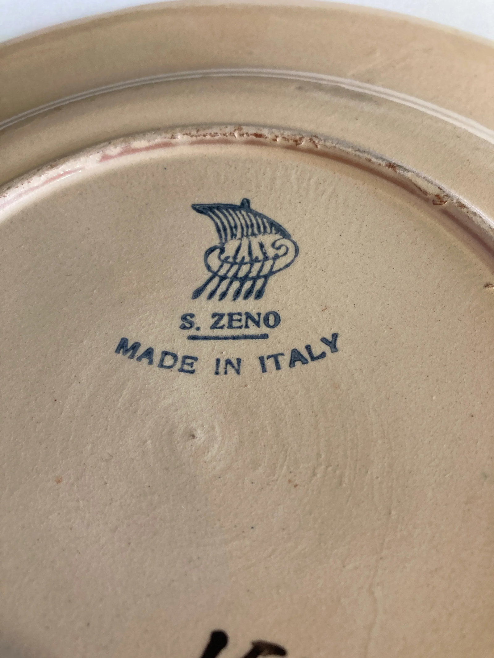 Italian San Zeno Pisa Majolica Hand Painted Plate - 10