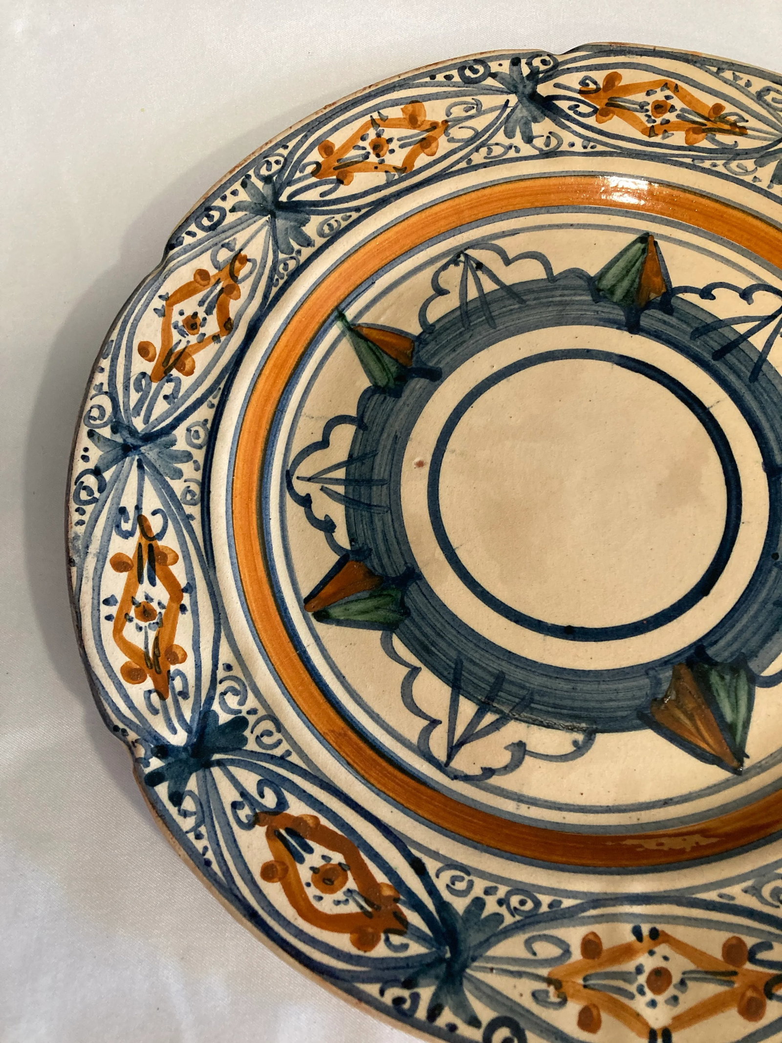 Italian San Zeno Pisa Majolica Hand Painted Plate - 2