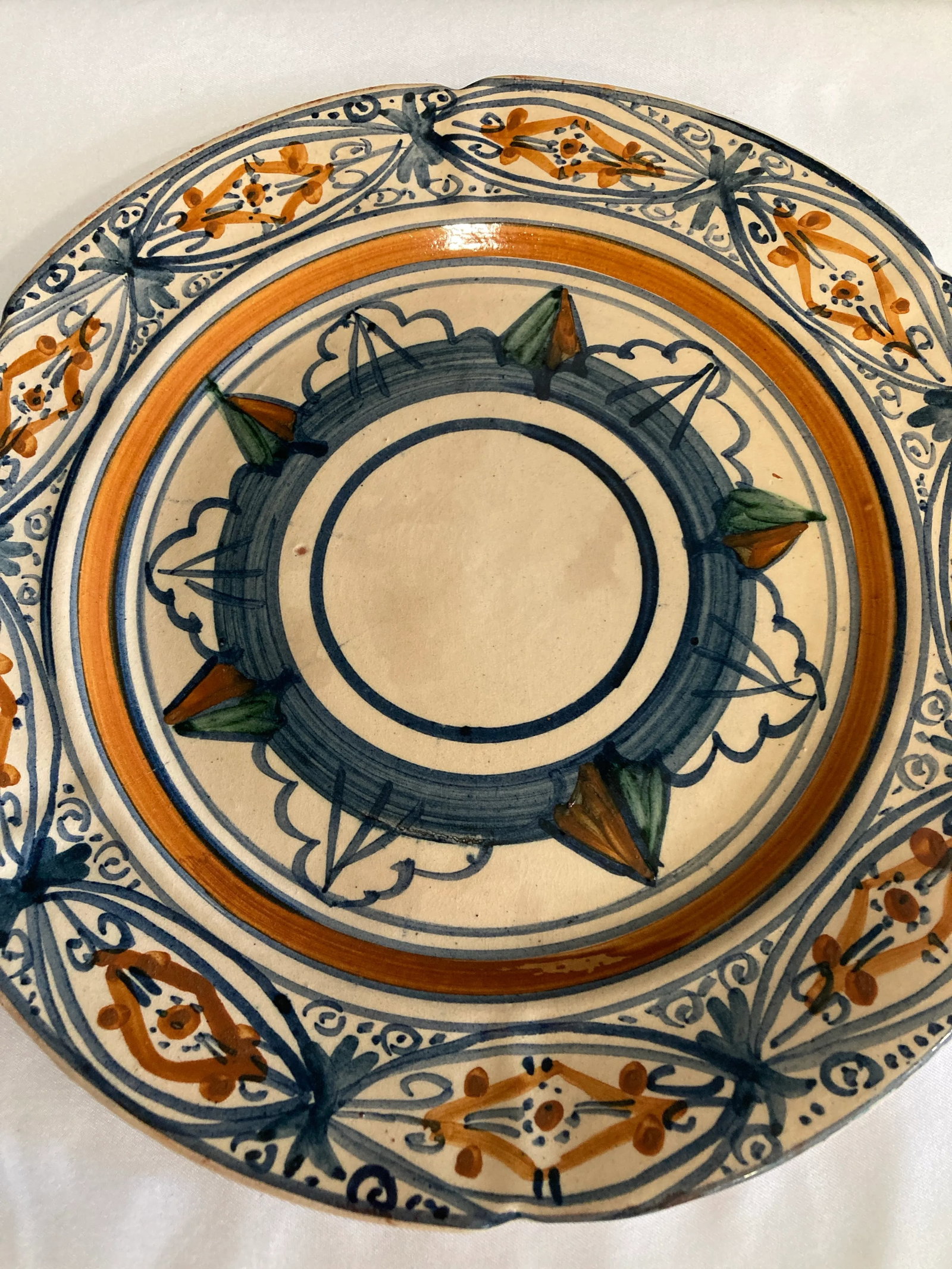 Italian San Zeno Pisa Majolica Hand Painted Plate - 3