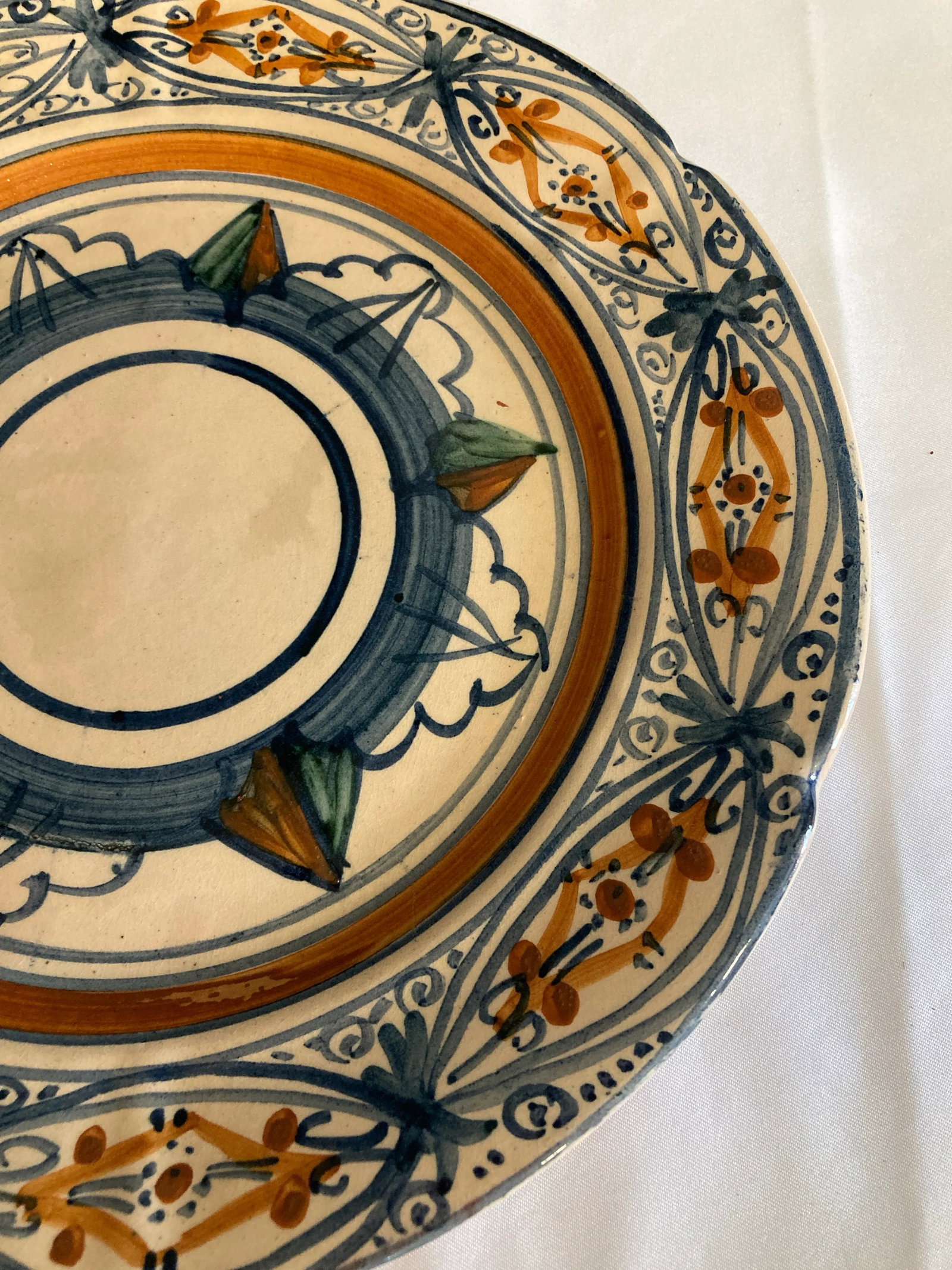 Italian San Zeno Pisa Majolica Hand Painted Plate - 4