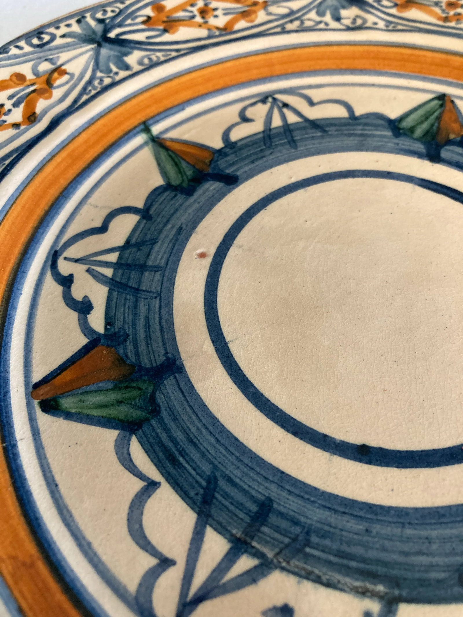 Italian San Zeno Pisa Majolica Hand Painted Plate - 6