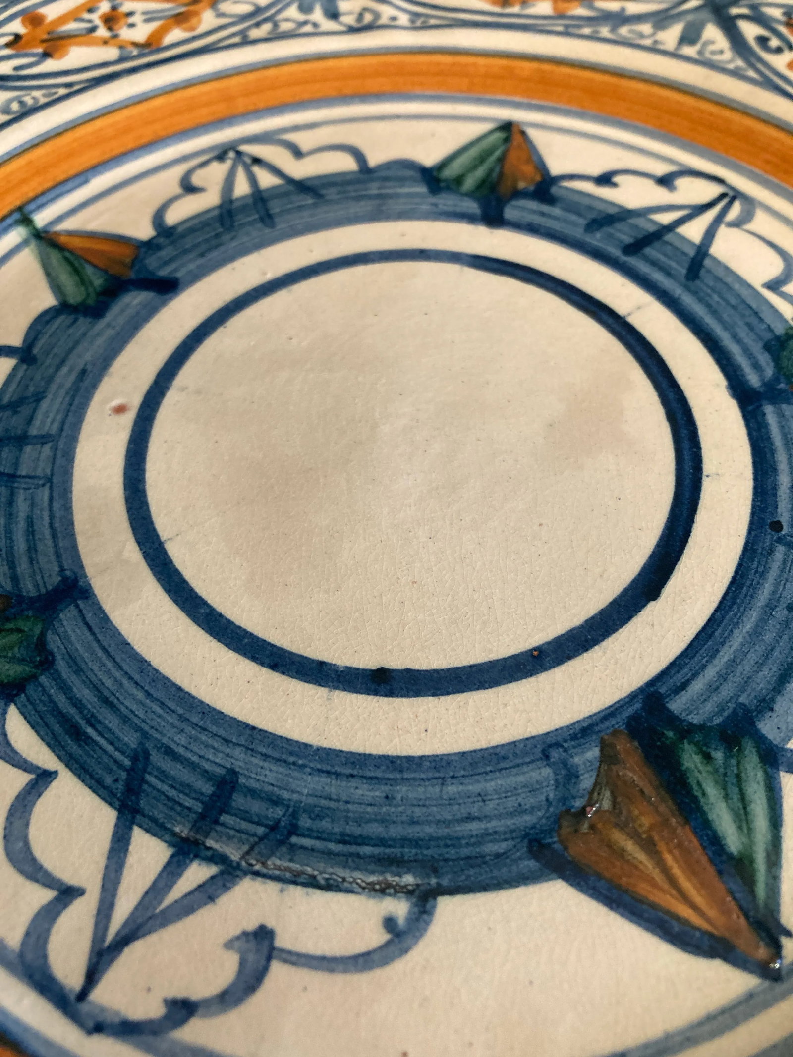 Italian San Zeno Pisa Majolica Hand Painted Plate - 7