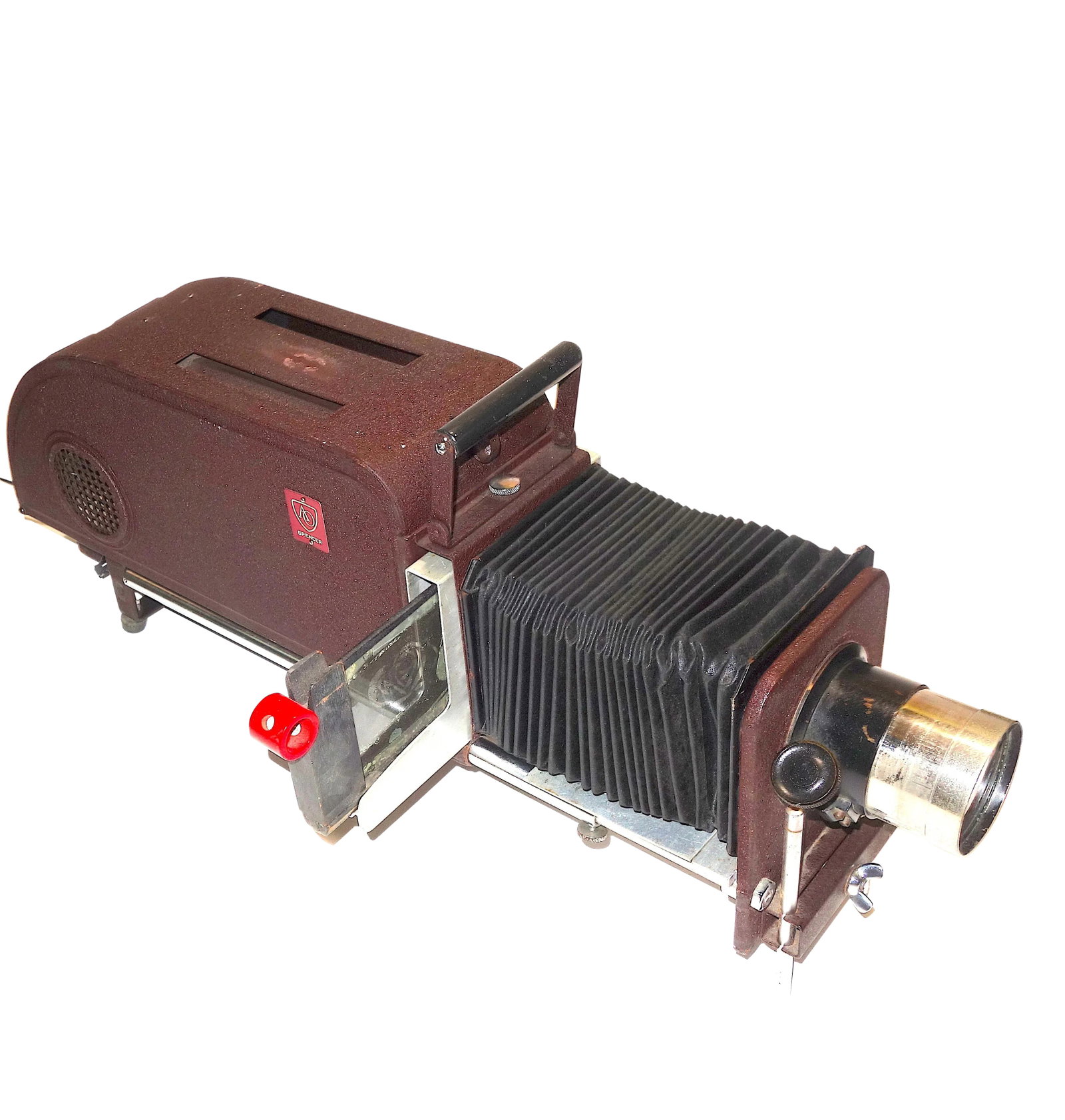 DelineaScope Slide Projector Circa 1942: This is a wonderful ANTIQUE from the GOLDEN AGE OF HOLLYWOOD Offered for your consideration is this circa 1942 American Optical Company DelineaScope lantern style glass slide projector. Used for