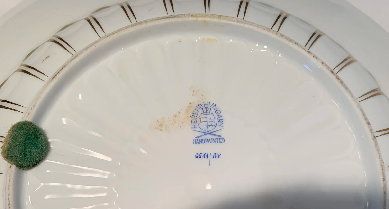 1920s Hungarian Serving Bowl & Underplate - 11