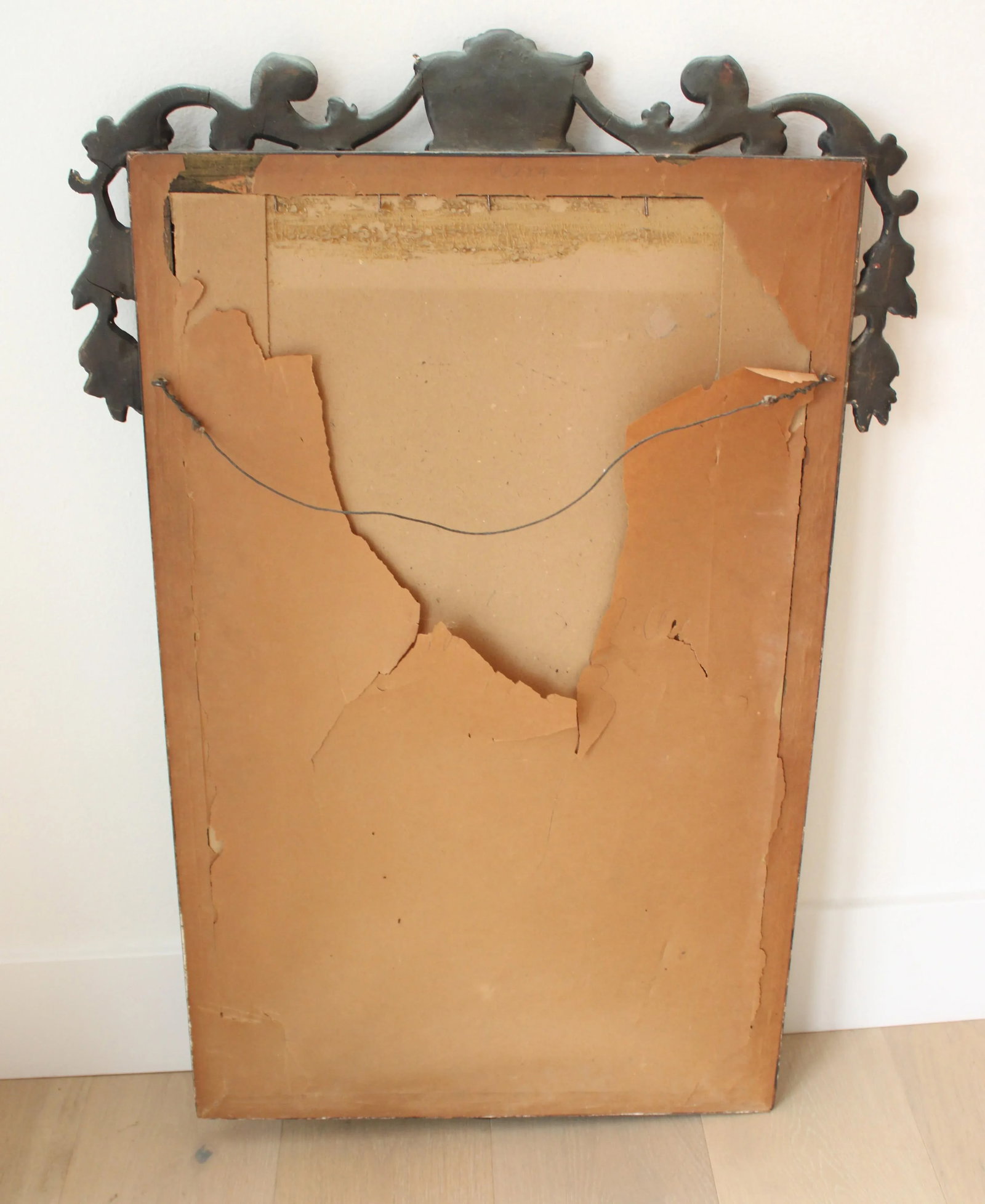 Monumental Early 20th Century French/Hand Painted Floral Motif - 7