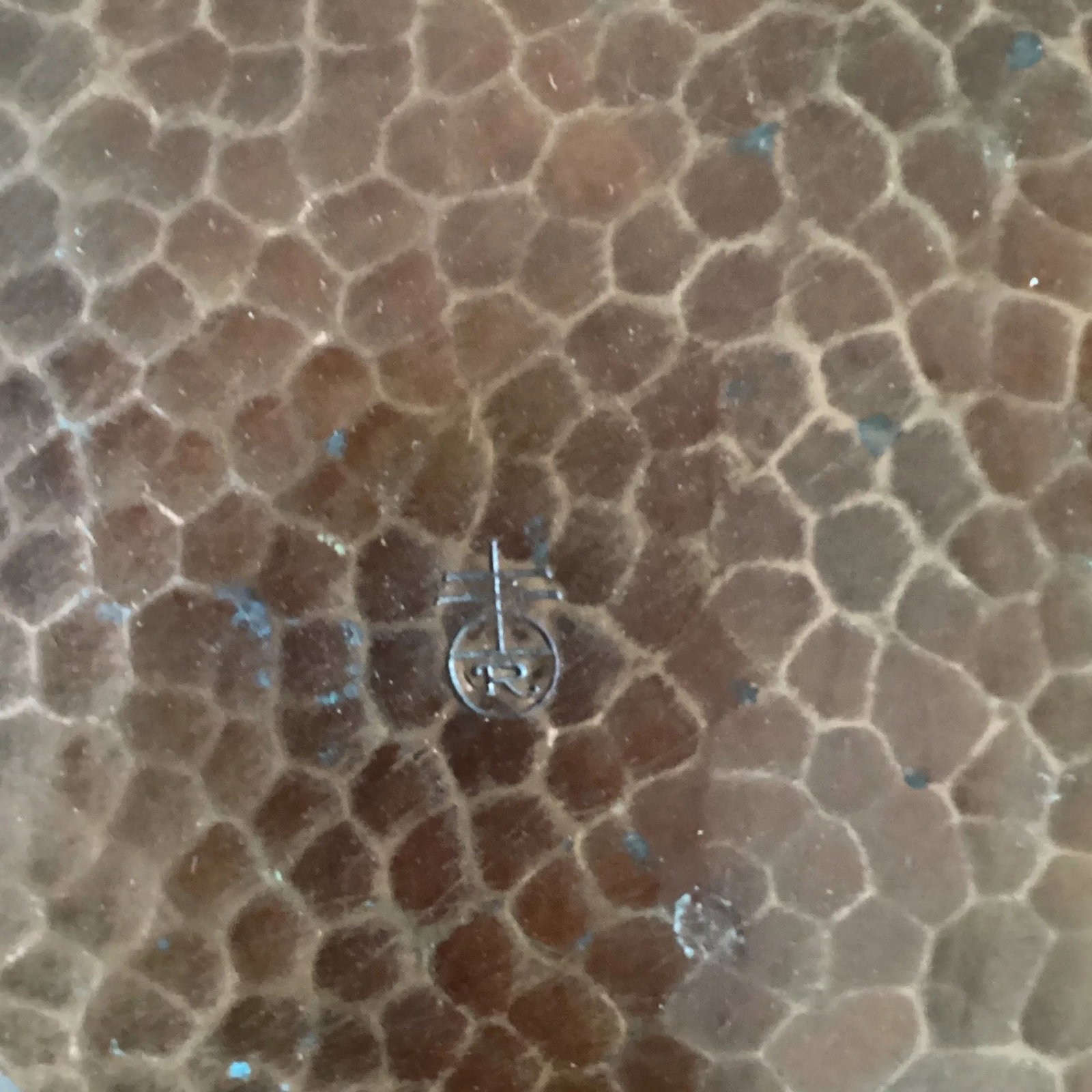 Antique Hammered Copper Two-Handled Tray by Roycroft Arts & Crafts, Roycroft Inn at East Aurora, Cir - 3