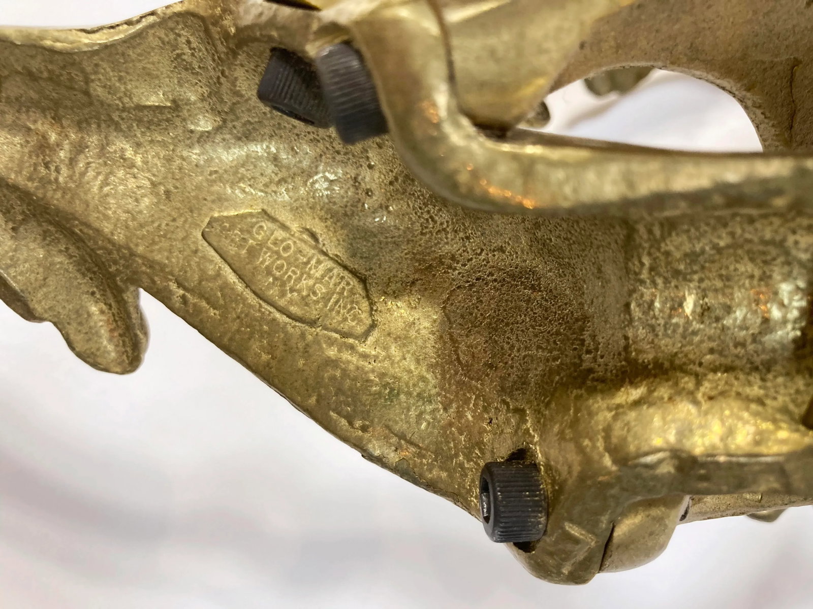 Early 20th C Louis XV Style Bronze Wall Candle Sconces, Pair - 6
