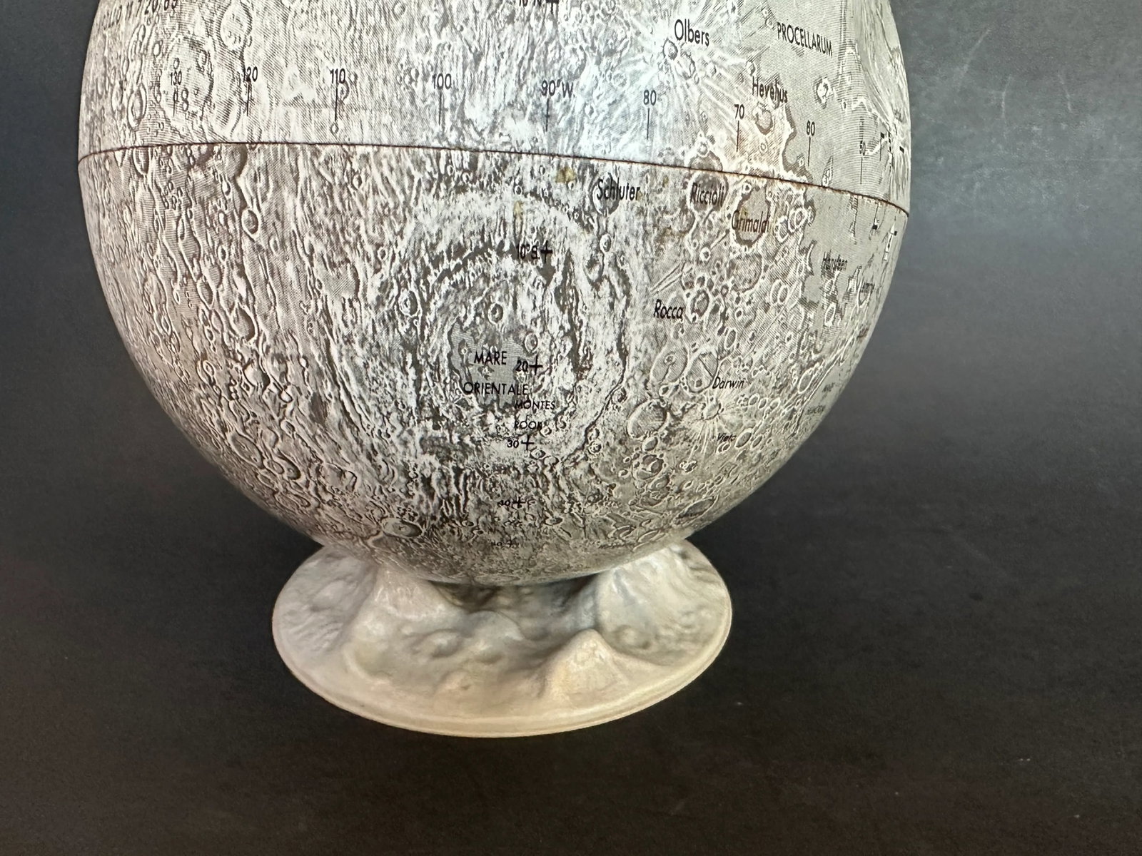 Vintage 1960s Lunar Moon Globe - 10