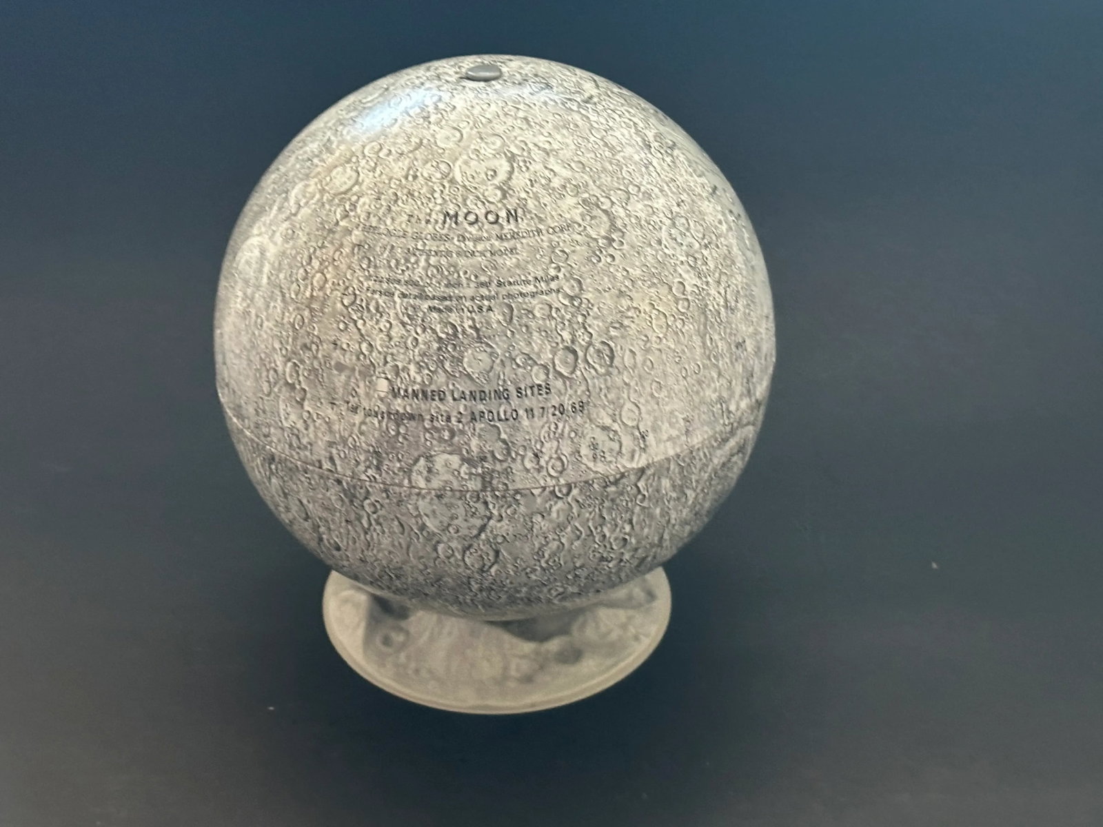 Vintage 1960s Lunar Moon Globe - 2